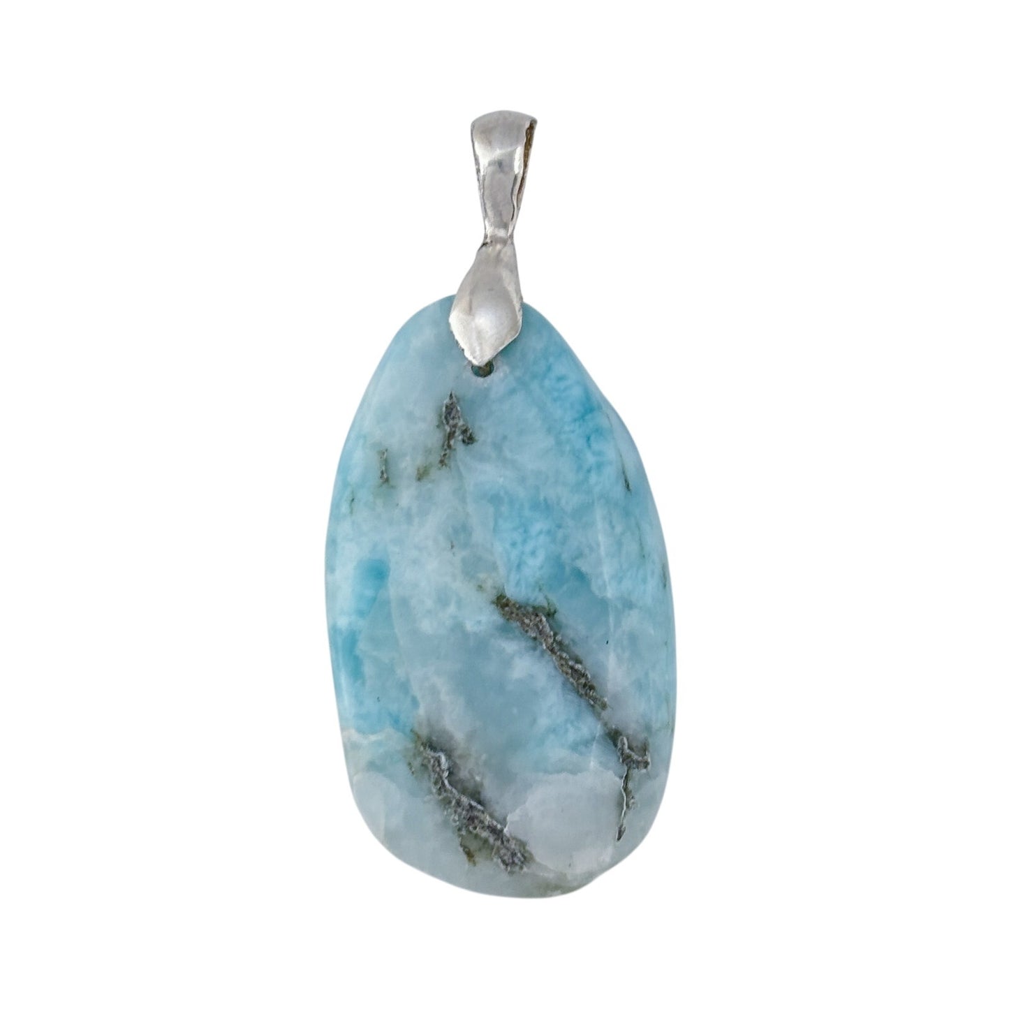 Vintage Sterling Silver 925 Larimar Pendant