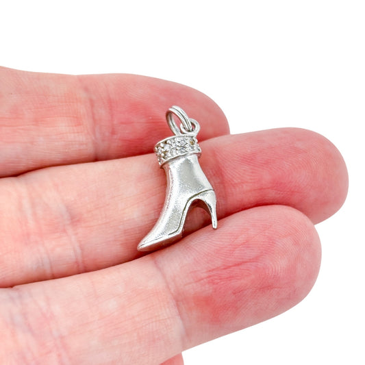 Vintage Sterling Silver 925 High-Heel Shoe Charm