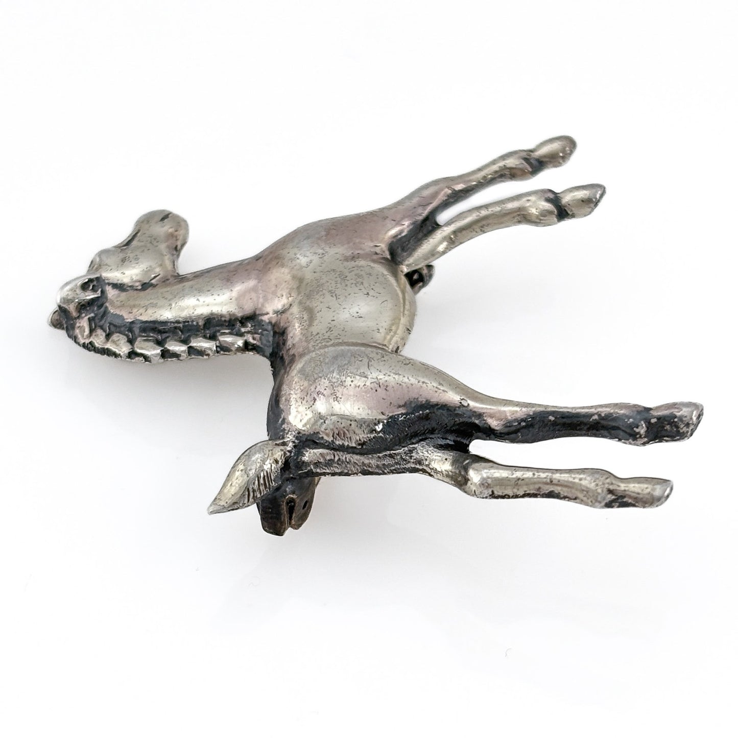 Vintage Sterling Silver 925 Horse Foal Brooch