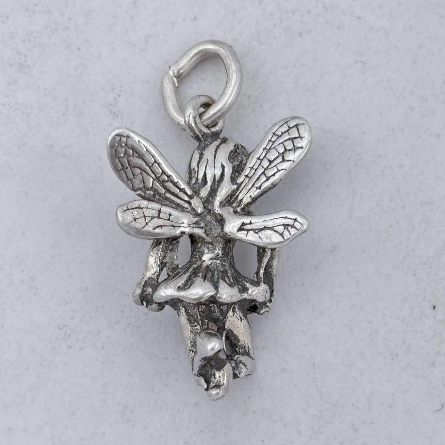Vintage Sterling Silver 925 Fairy Charm