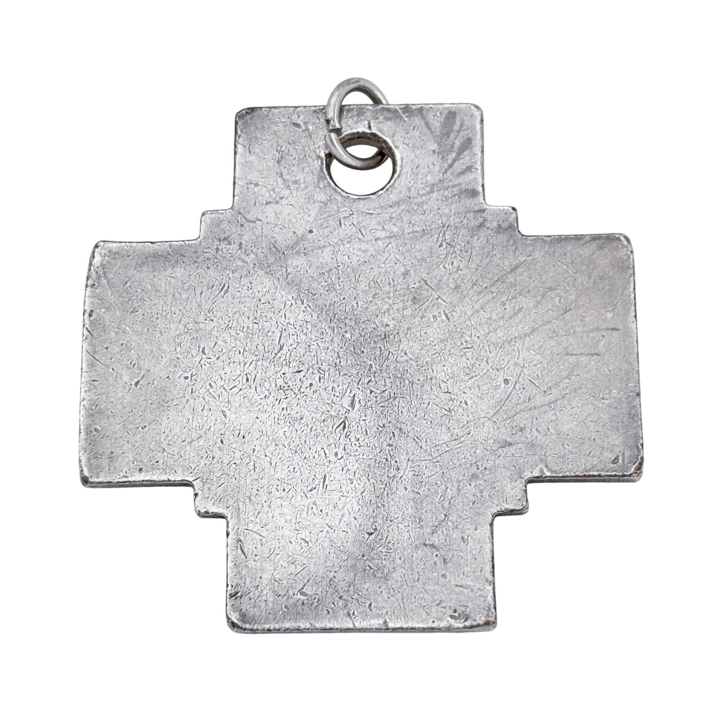 Vintage Sterling Silver 925 I Am The Way Cross Pendant