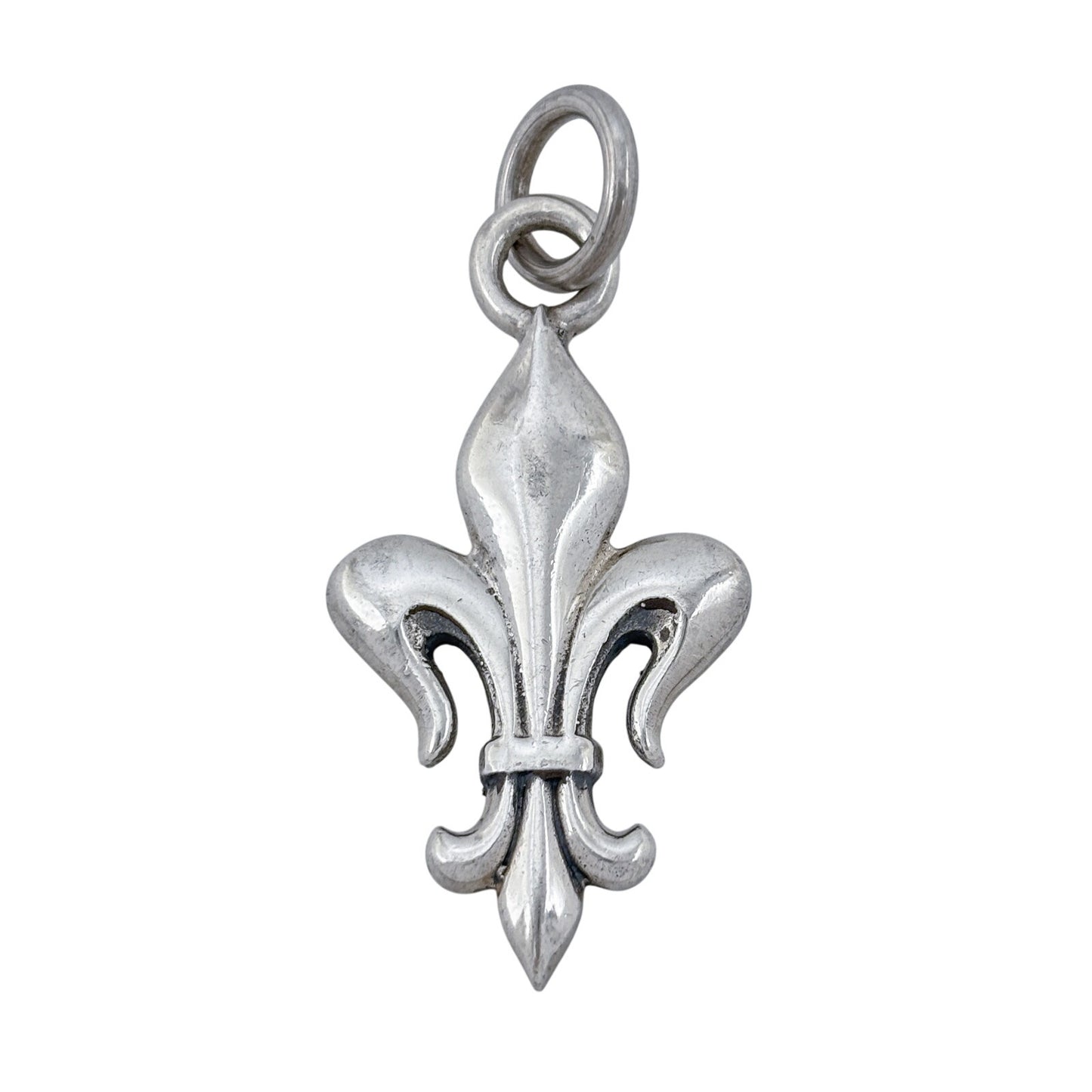 Vintage Sterling Silver 925 Fleur de Lis Pendant