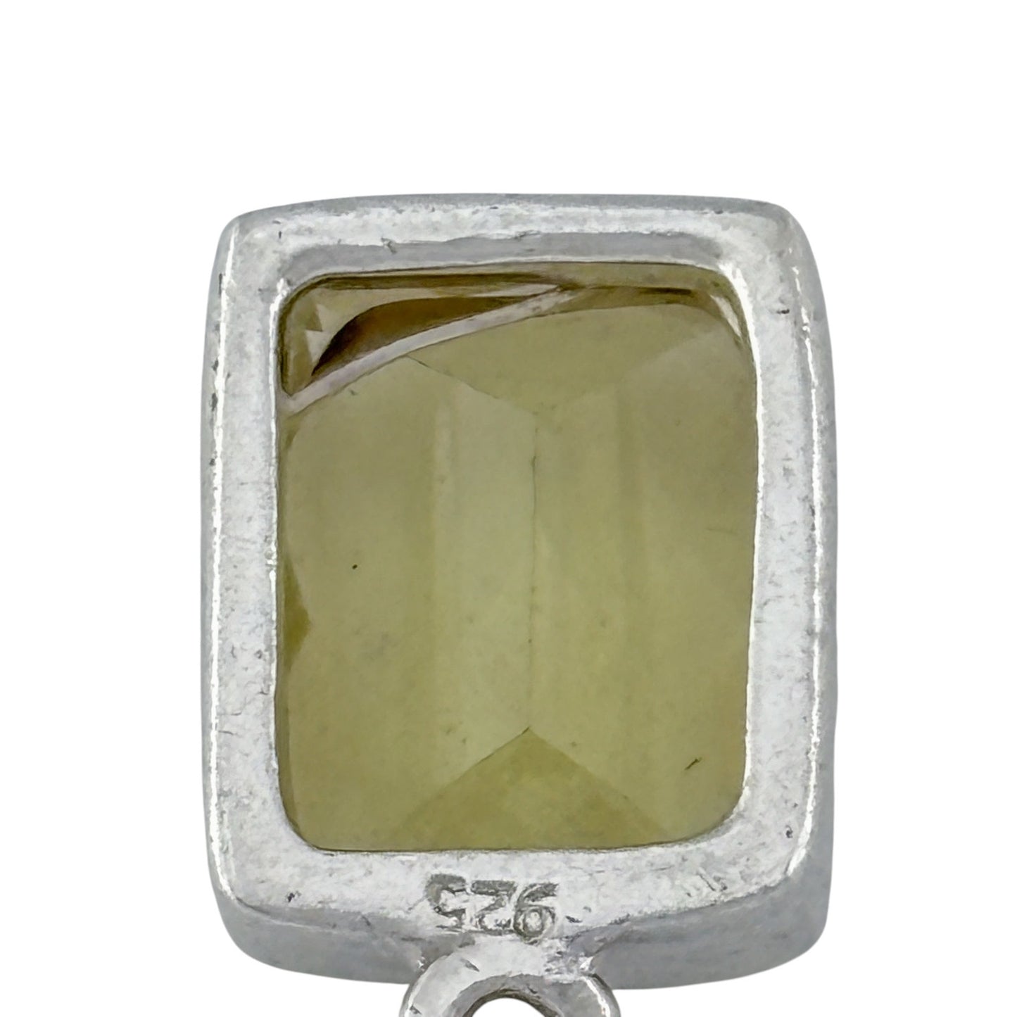 Vintage Sterling Silver 925 Citrine Pendant