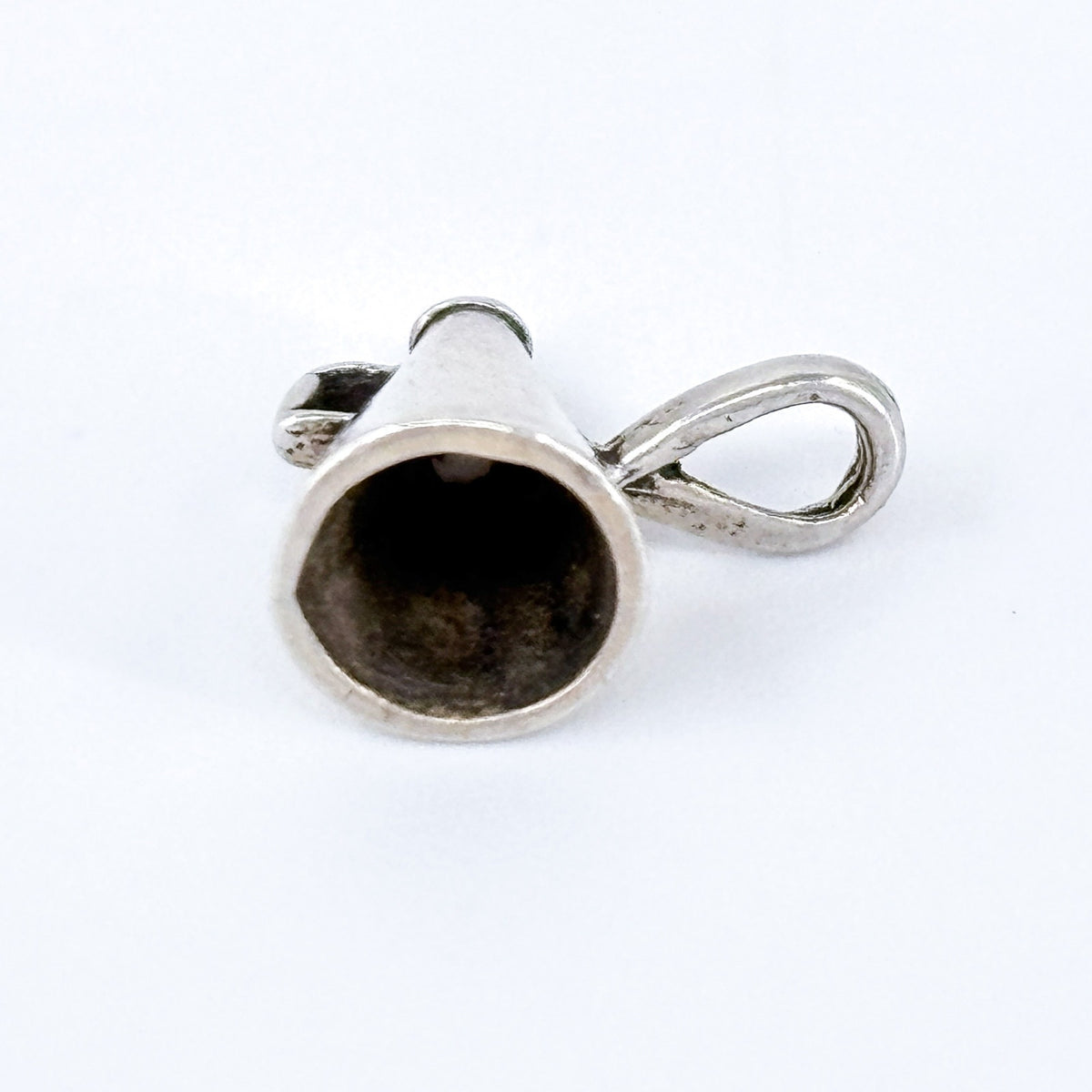 Vintage Sterling Silver 925 Cheer Megaphone Charm Pendant