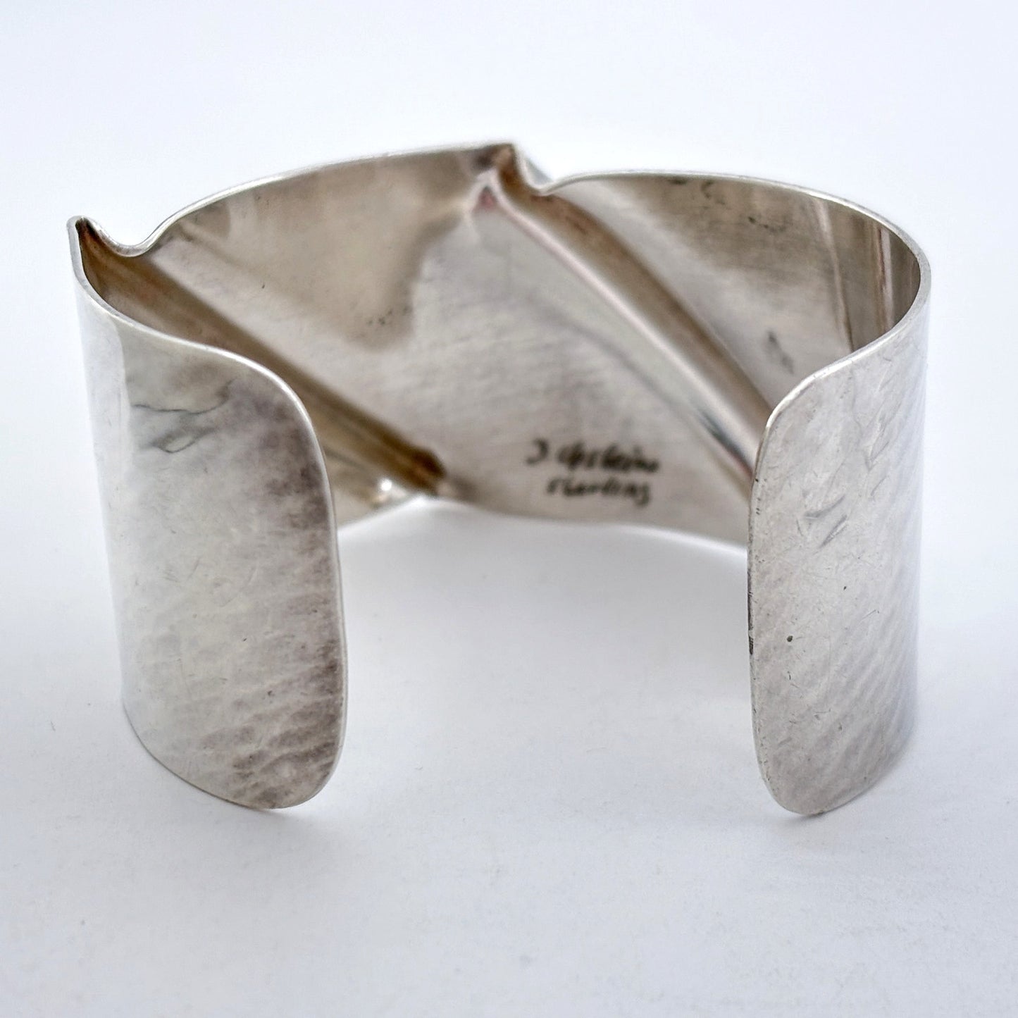Vintage David Epstein Sterling Silver 925 Twisted Cuff Bracelet 6"