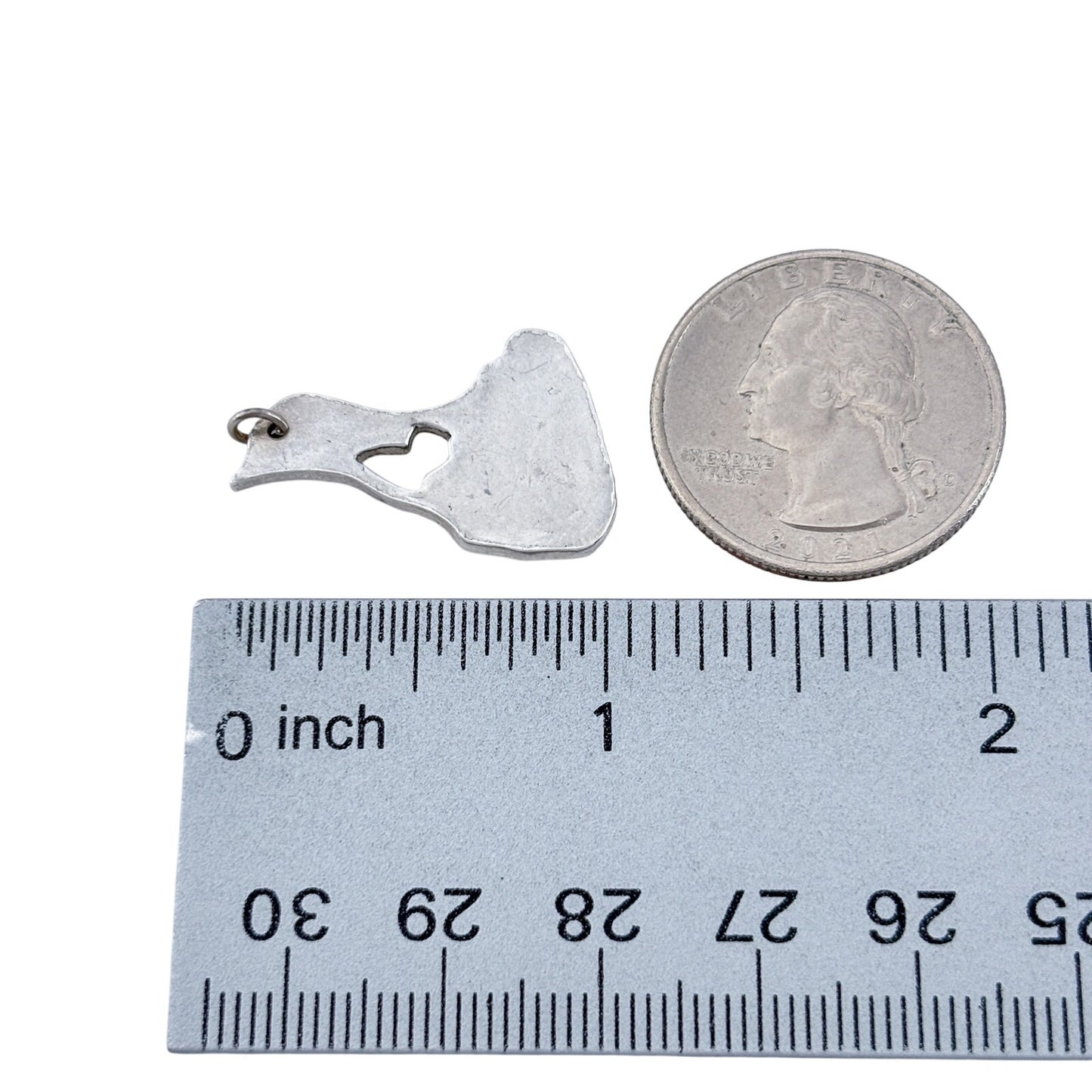 Vintage Sterling Silver 925 Block Island Charm