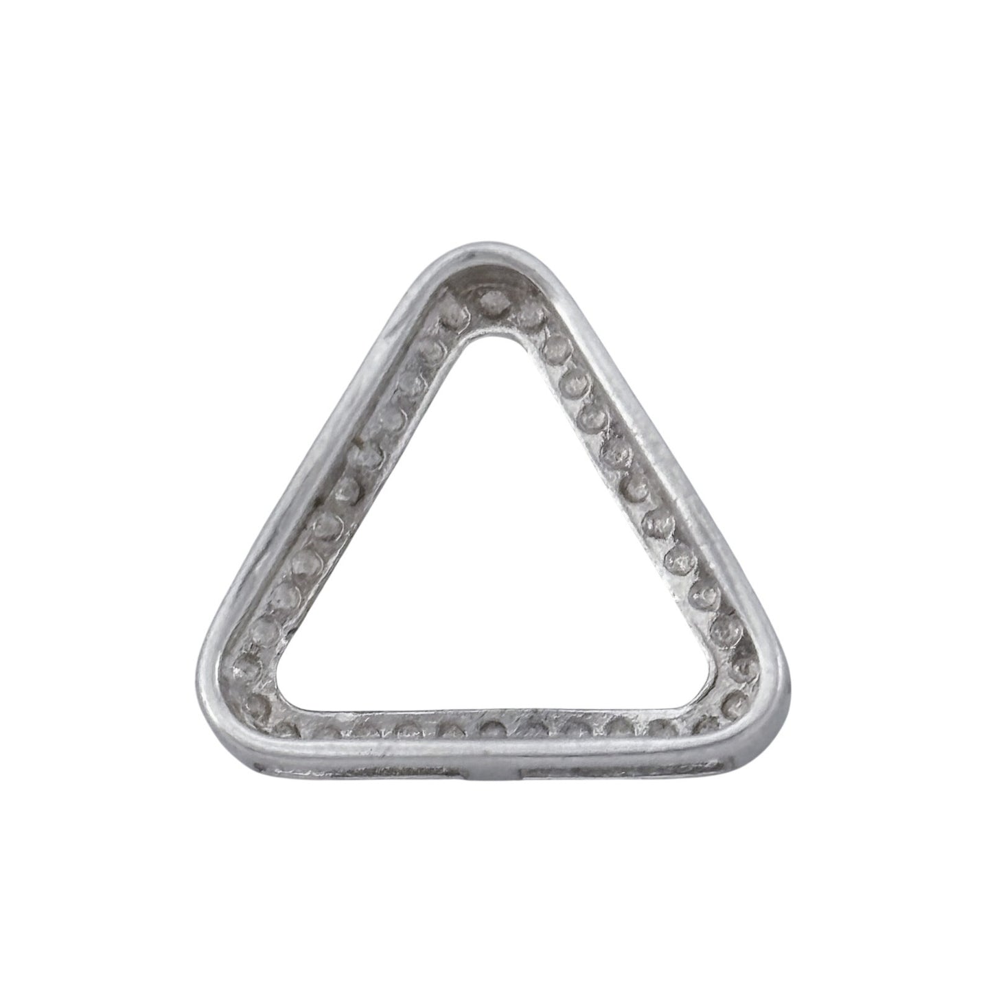 Vintage Sterling Silver 925 Triangular Slide Pendant