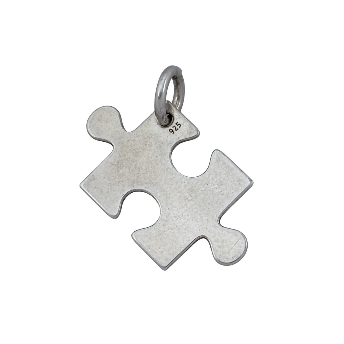 Vintage Sterling Silver 925 Puzzle Piece Pendant