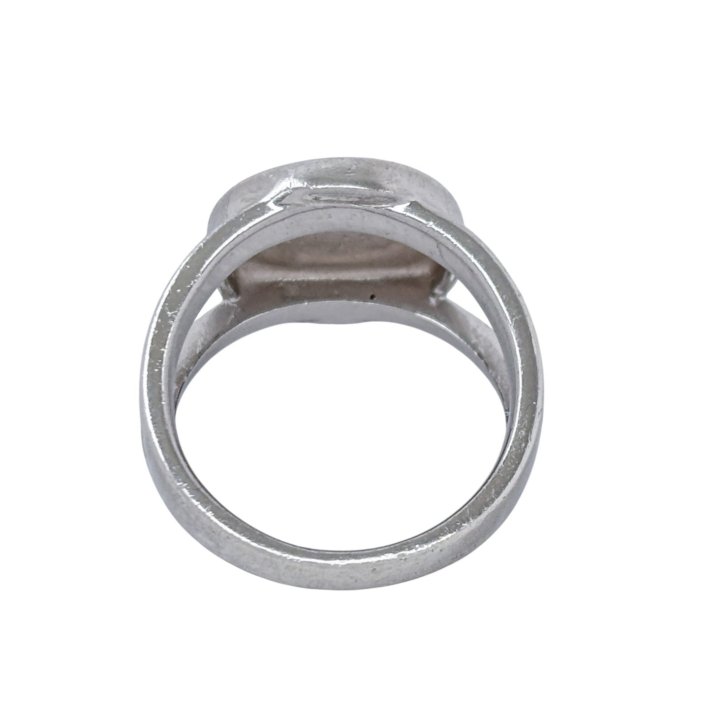 Vintage Sterling Silver 925 "HMM" Monogram Ring Size 8