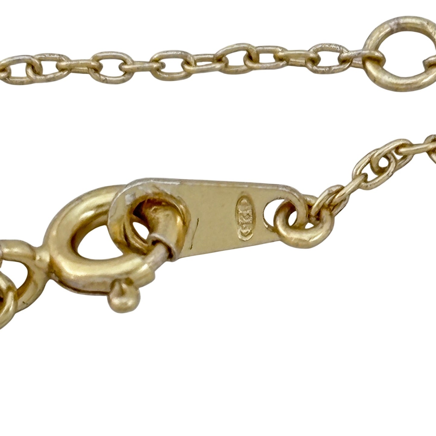 Vintage Gold-Tone Sterling Silver 925 Arrow Pendant Necklace 16"-18"