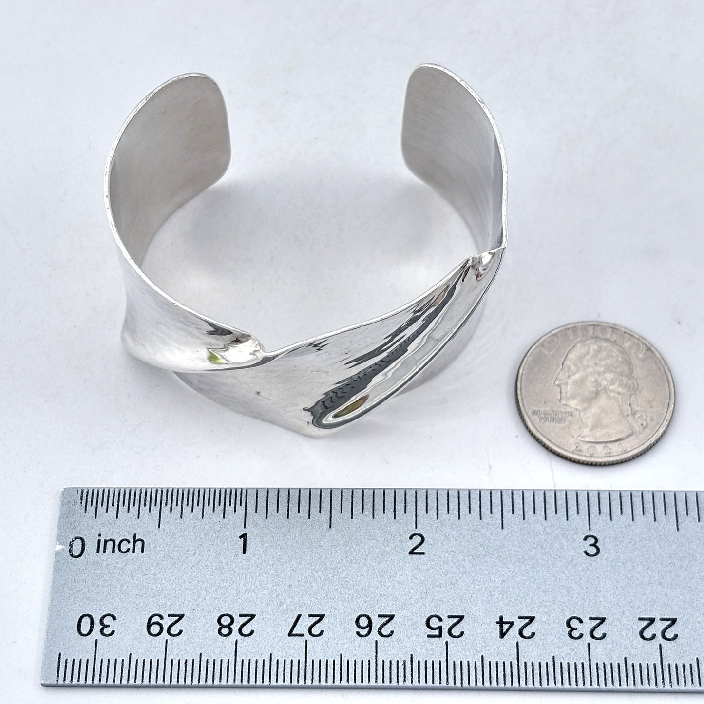 Vintage David Epstein Sterling Silver 925 Twisted Cuff Bracelet 6"