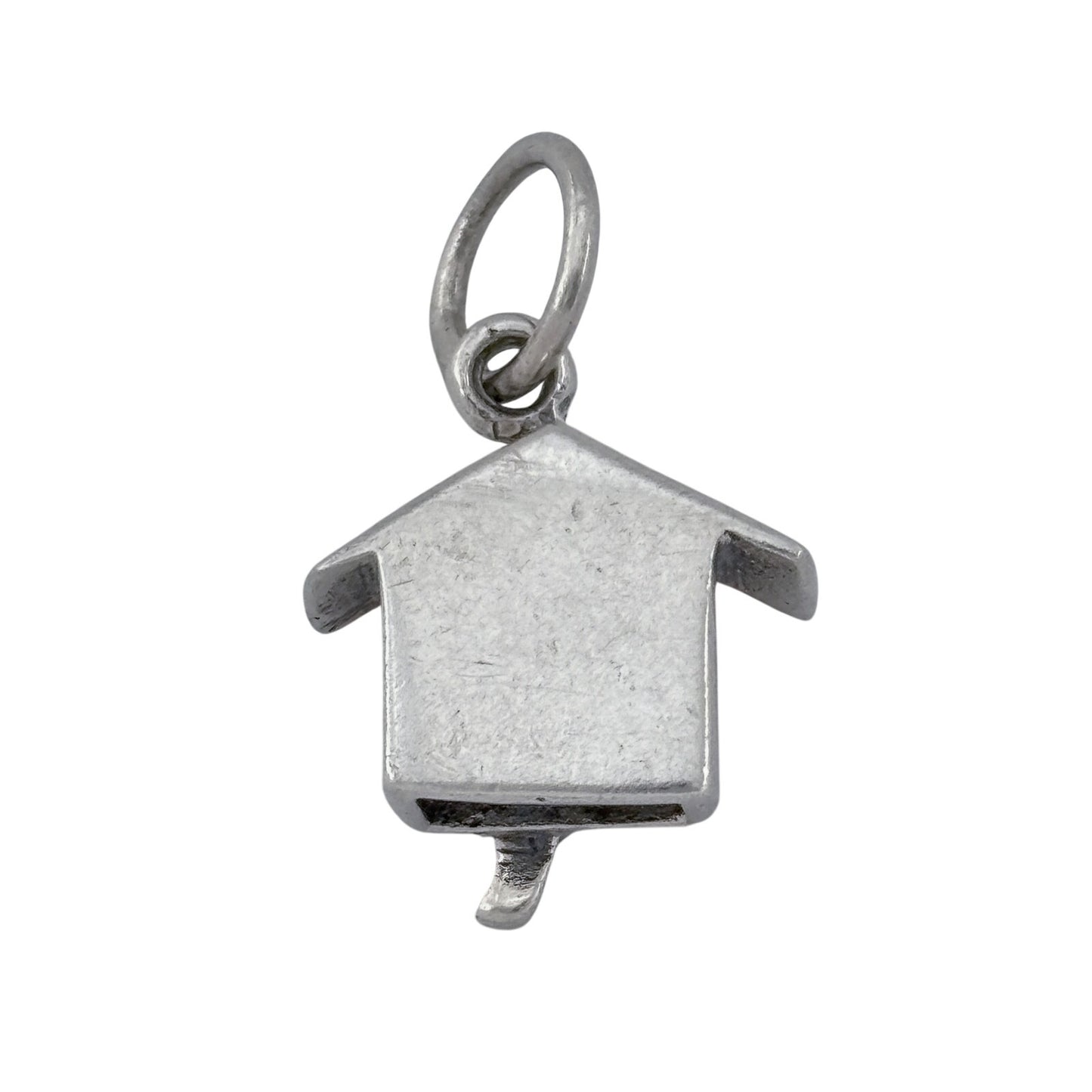 Vintage Sterling Silver 925 Birdhouse Bird Charm