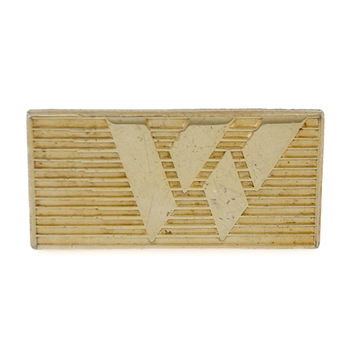 Vintage Gold-Tone Sterling Silver 925 W Monogram Tie Tack