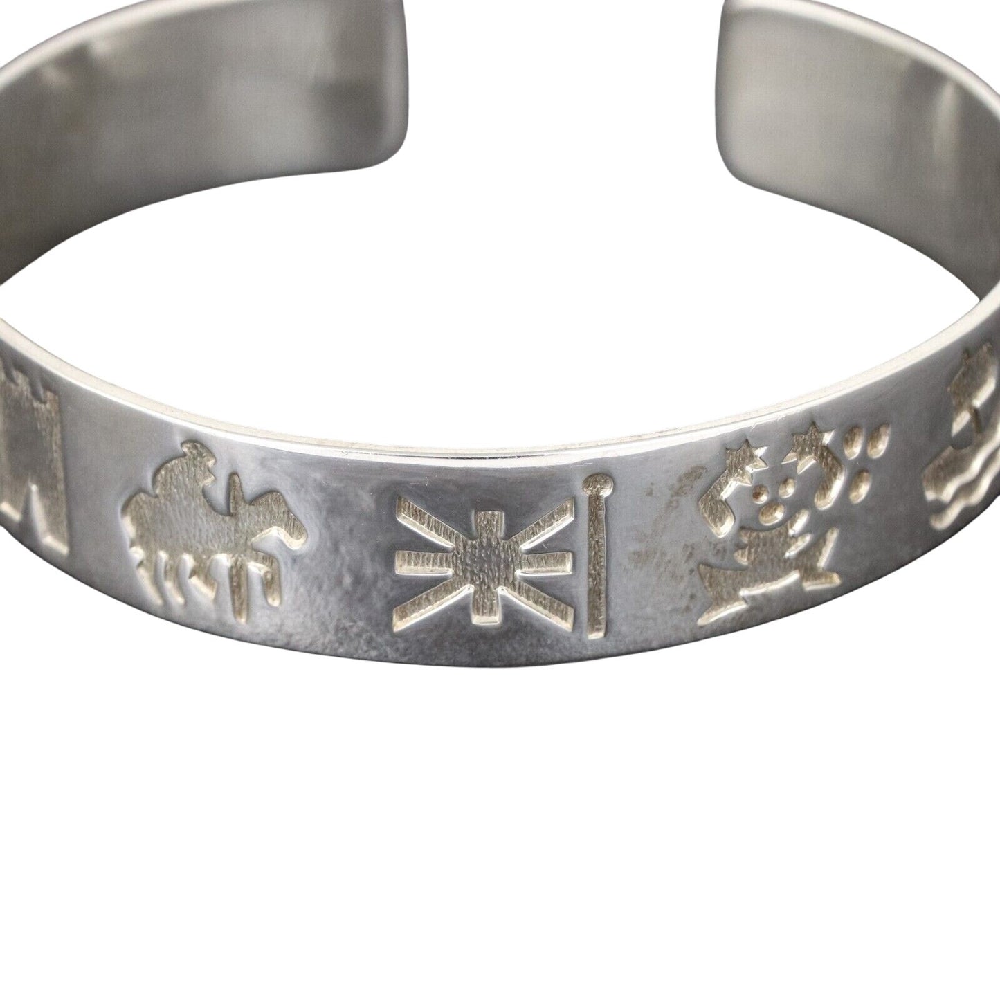 Michael Hilliar | History of Ireland Cuff | Sterling Silver 925 Bracelet | 7.5"