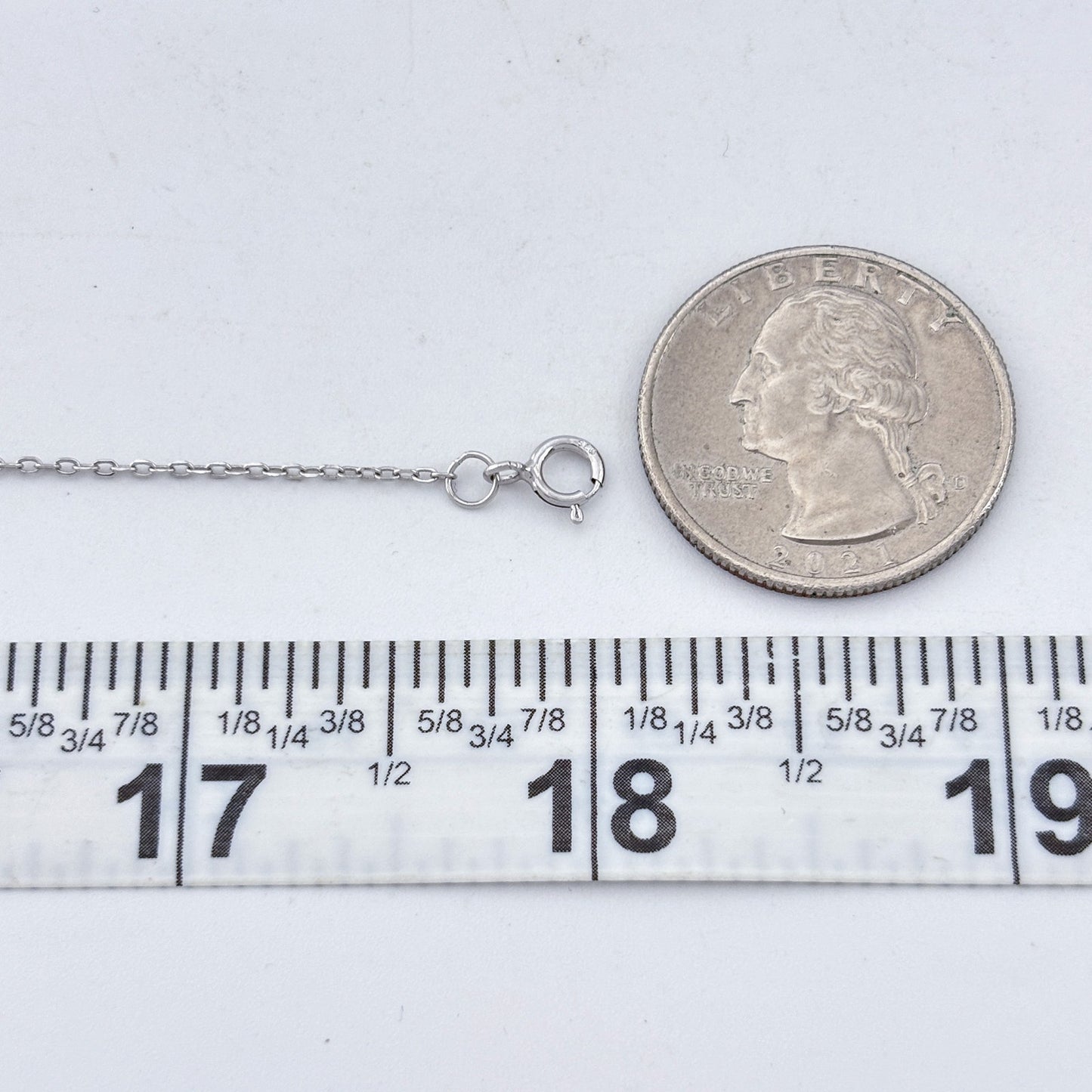 Vintage Sterling Silver 925 Heart Pendant Necklace 16.5"-18"