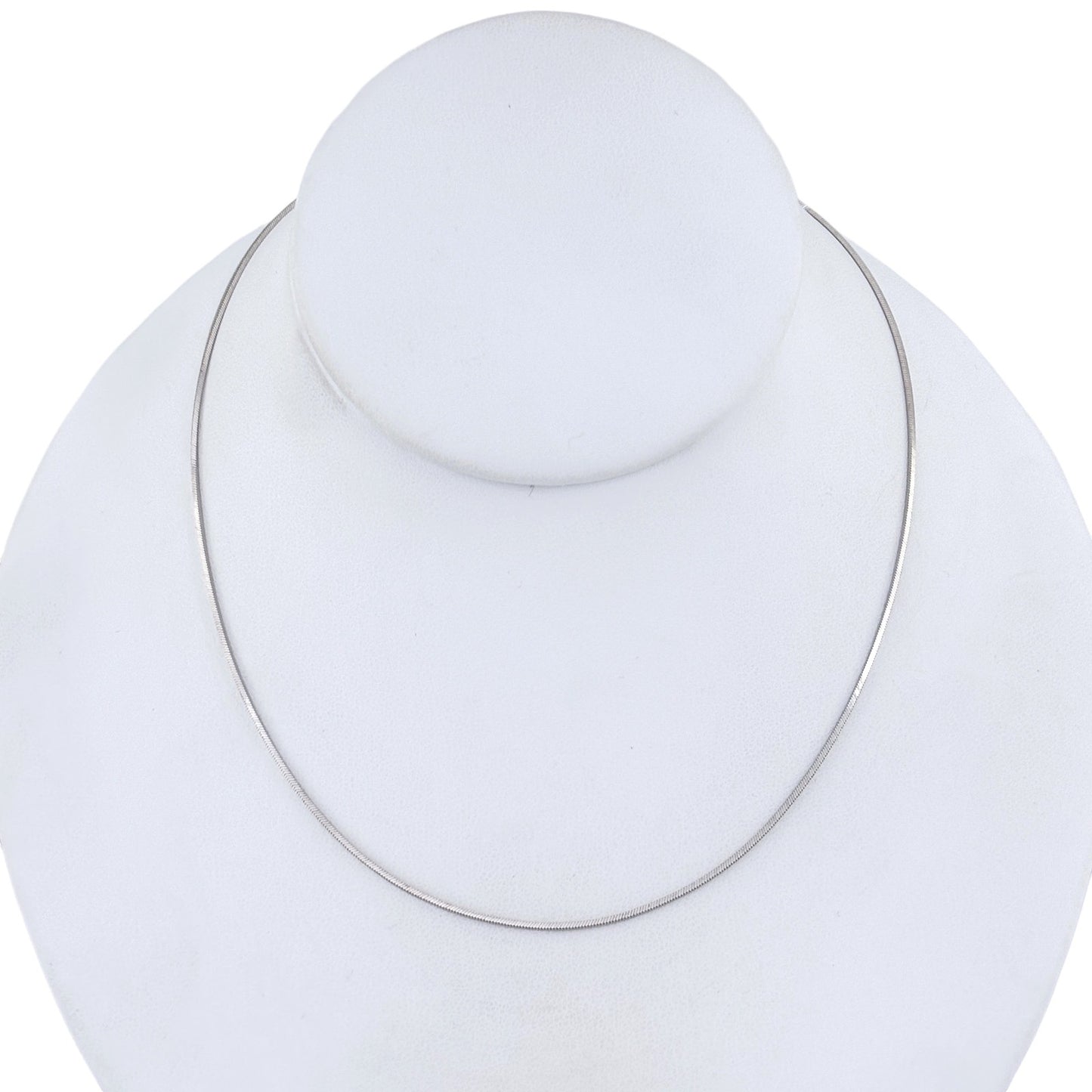 Vintage Sterling Silver 925 Snake Chain Necklace 16"