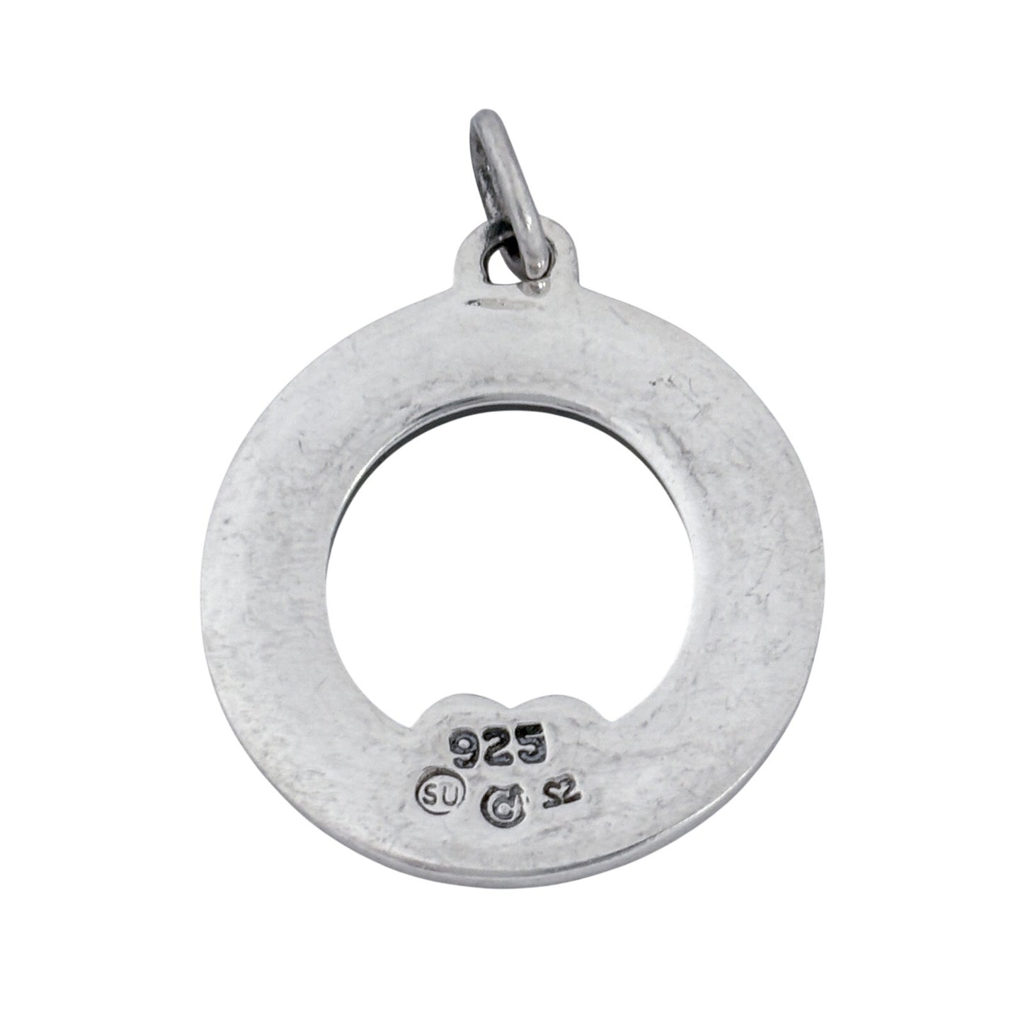 Vintage Sterling Silver 925 Millennium Disk Pendant