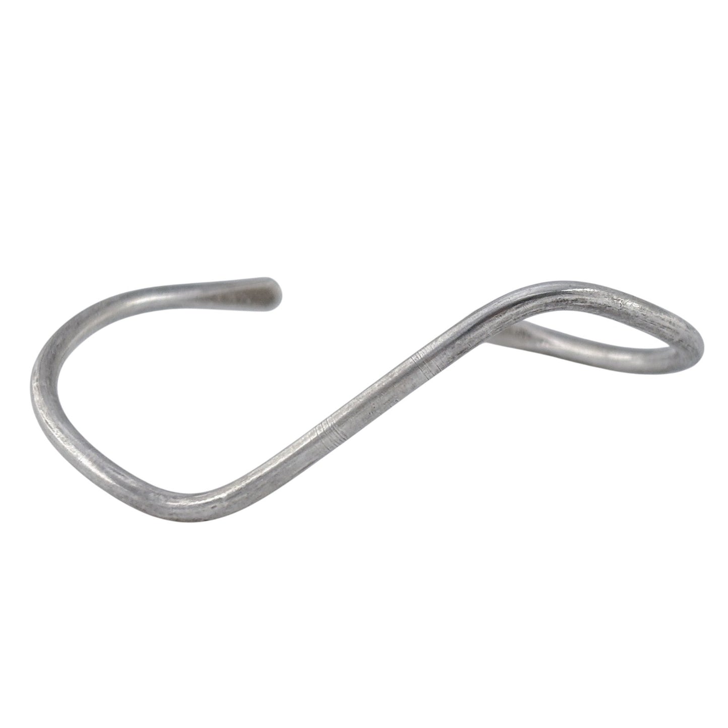 Vintage Sterling Silver 925 Wavy Cuff Bracelet 6"
