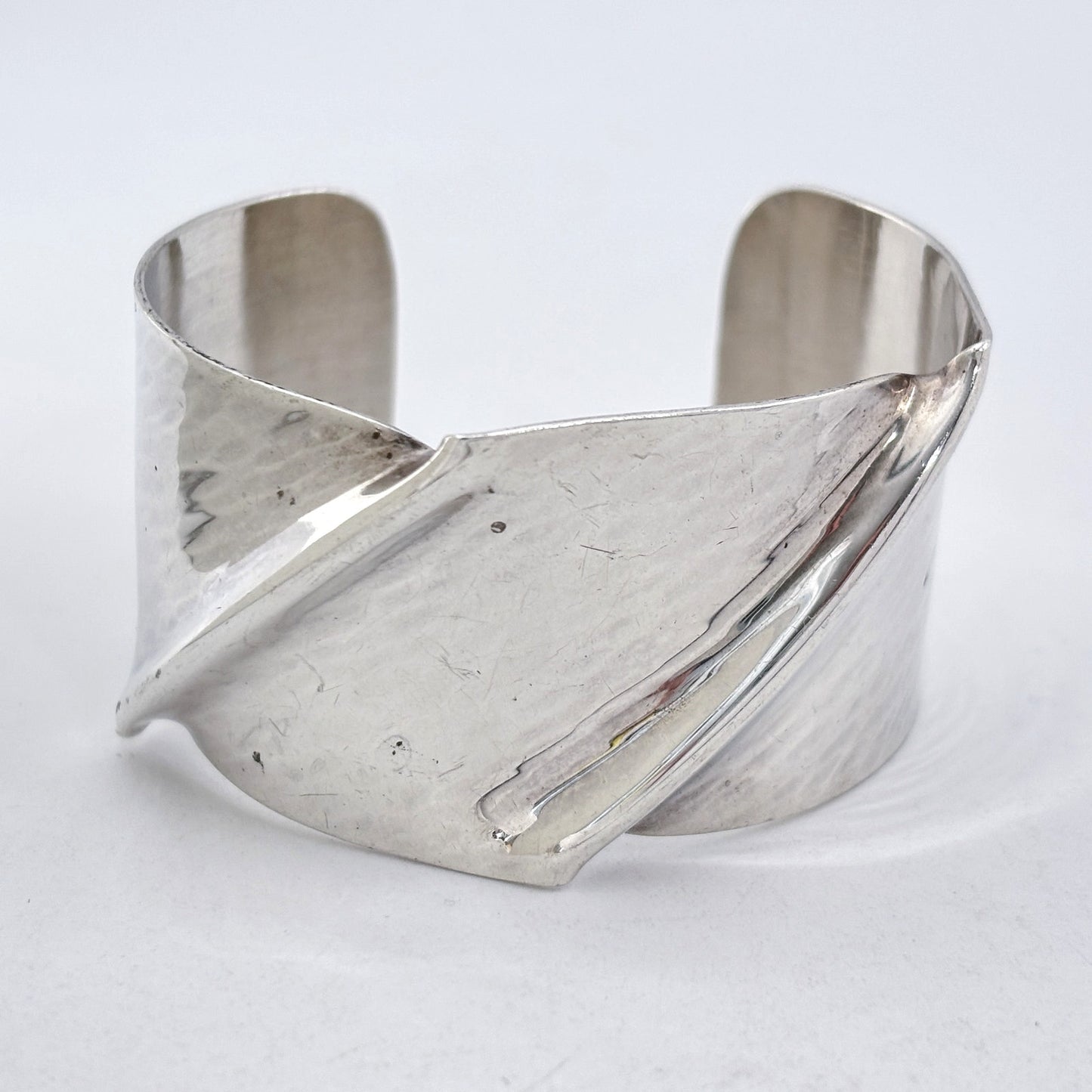 Vintage David Epstein Sterling Silver 925 Twisted Cuff Bracelet 6"