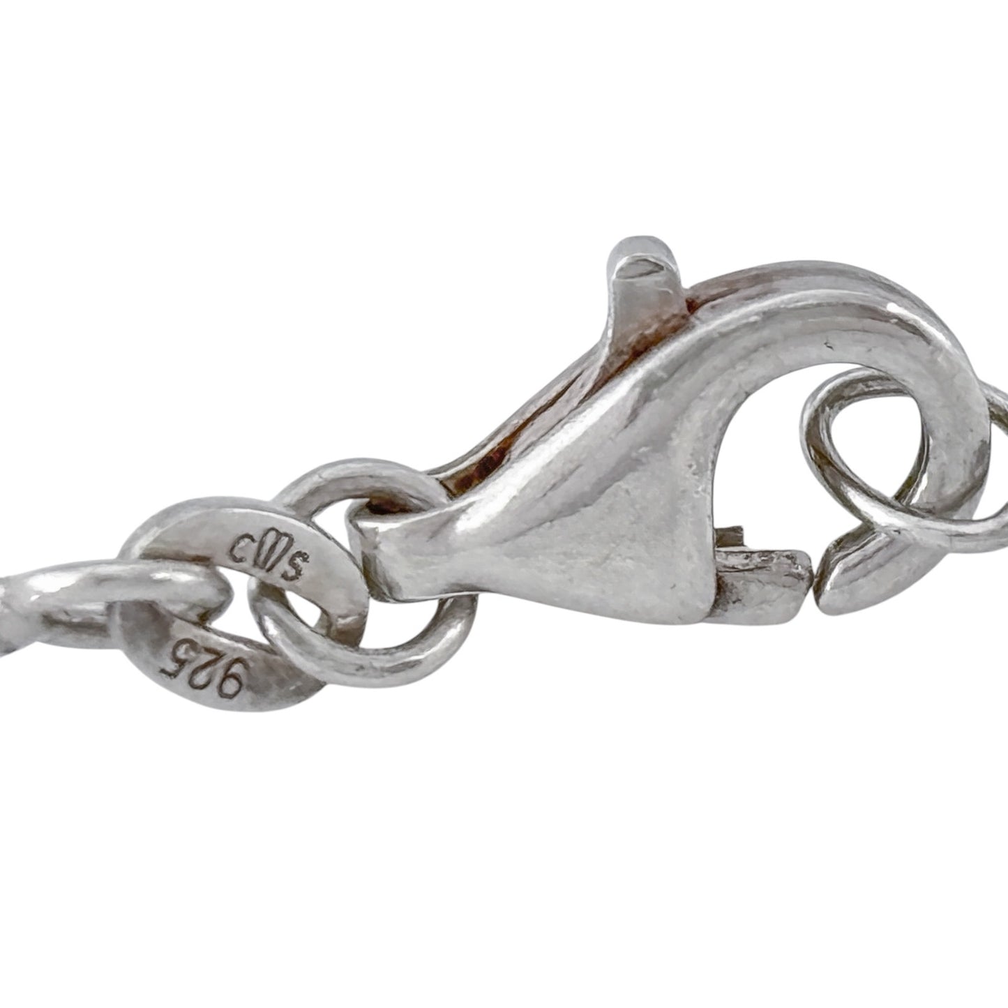 Vintage Sterling Silver 925 Snake Chain Necklace 16.5"