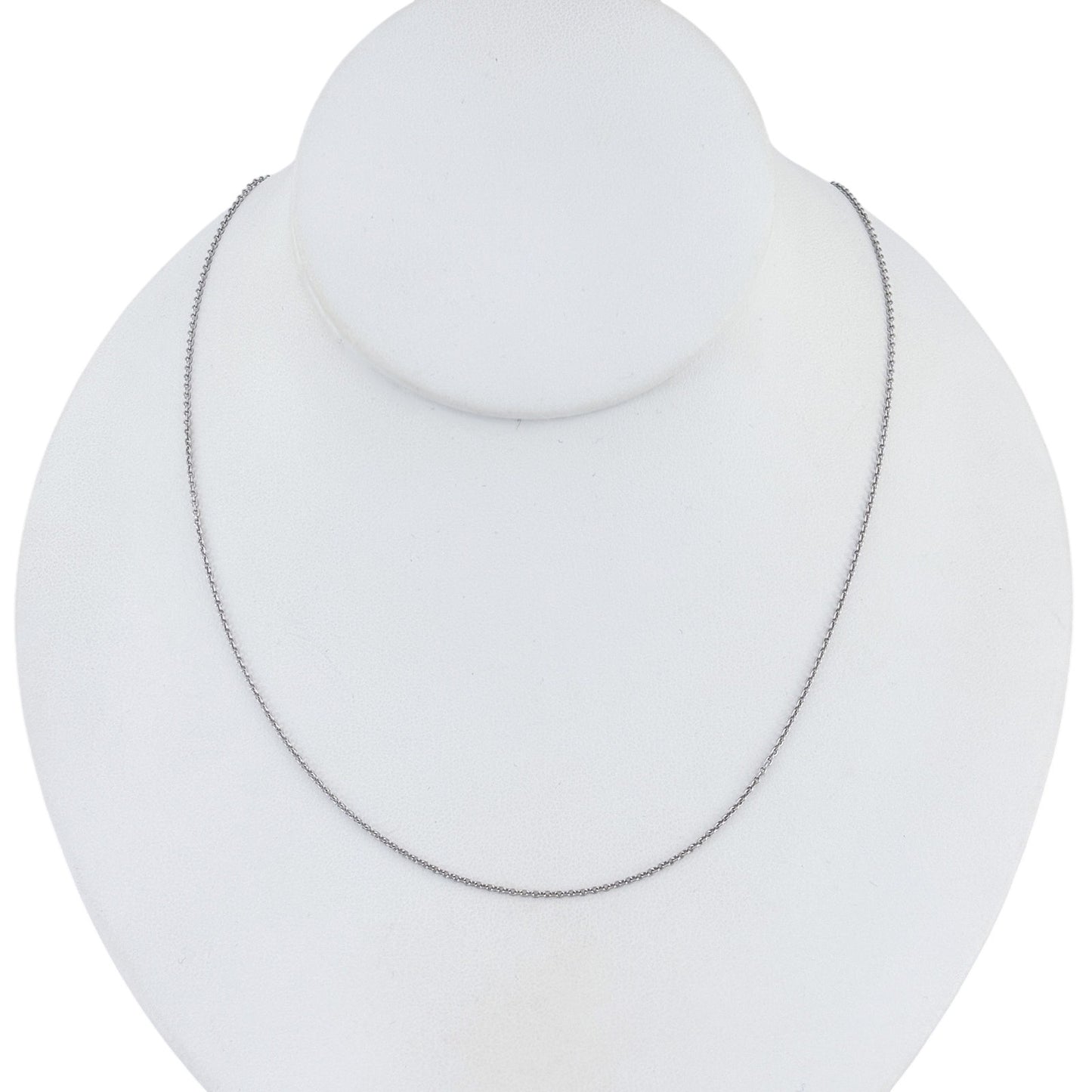 Vintage Italian Sterling Silver 925 Cable Link Chain Necklace 18.5"