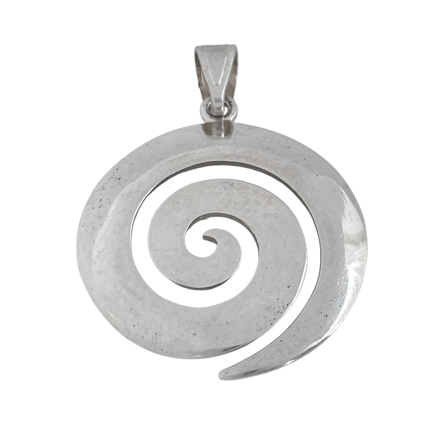 Vintage Sterling Silver 925 Spiral Pendant