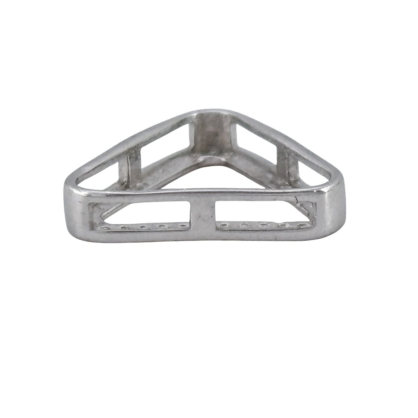 Vintage Sterling Silver 925 Triangular Slide Pendant