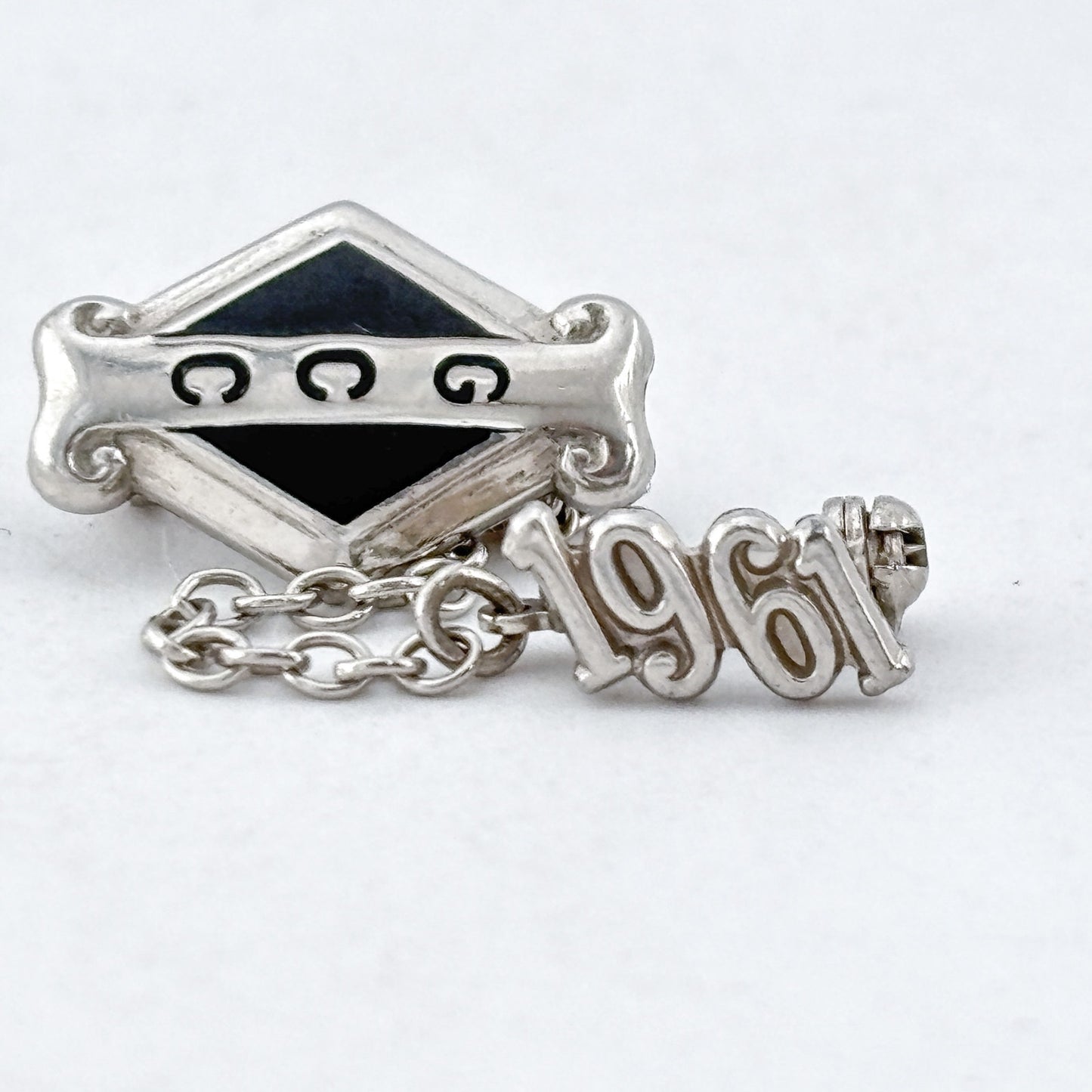 Vintage Sterling Silver 925 GCC 1961 Brooch
