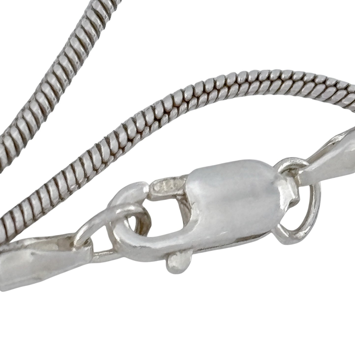 Vintage Sterling Silver 925 Snake Chain Necklace 20"