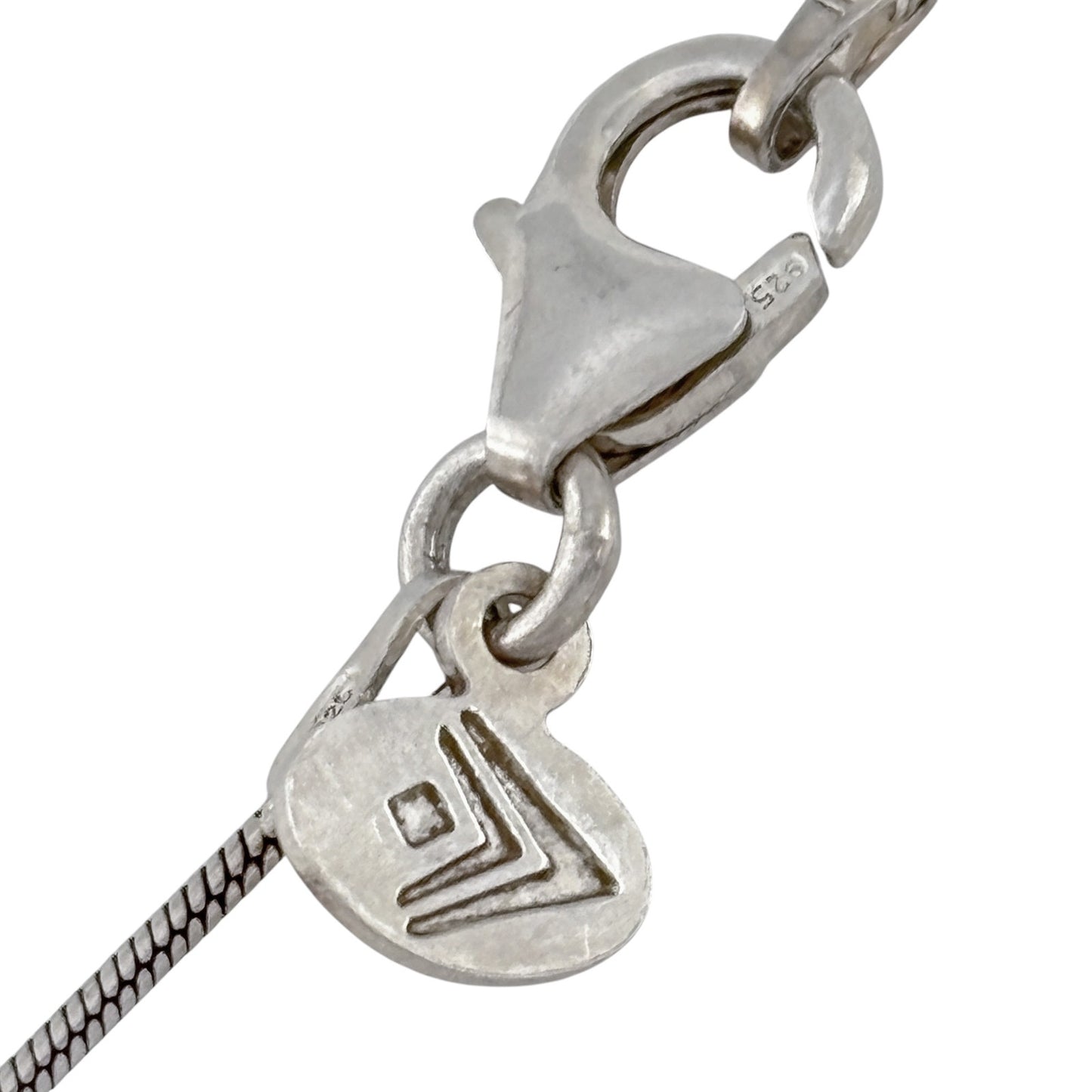 Vintage Sterling Silver 925 Silpada Puffy Heart Pendant Necklace 15.5"