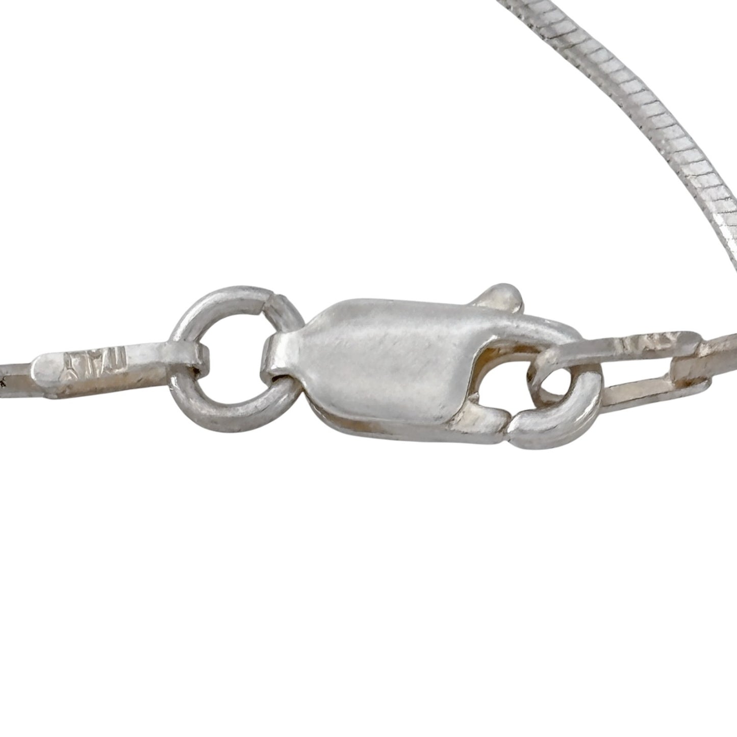 Vintage Italian Sterling Silver 925 Snake Chain Necklace 20"