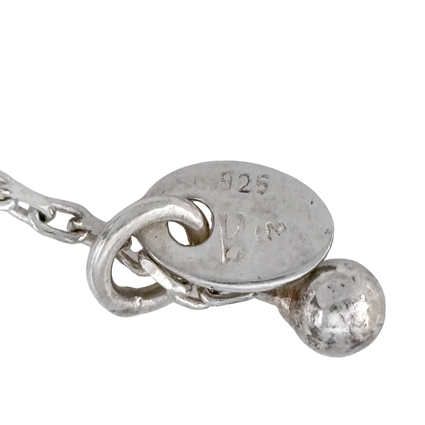 Vintage Sterling Silver 925 Serve Create Bead Bracelet Up To 8.5" Adjustable