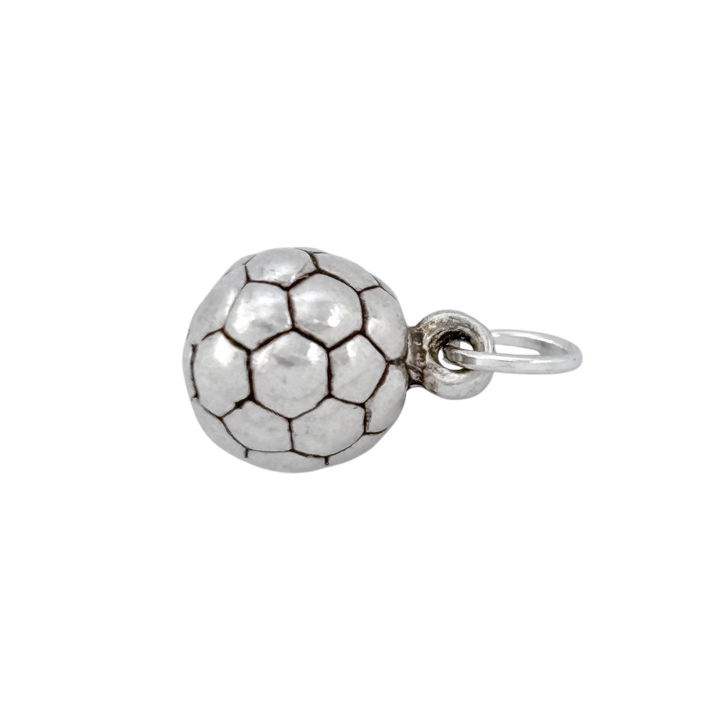 Vintage Sterling Silver 925 Soccer Ball Charm