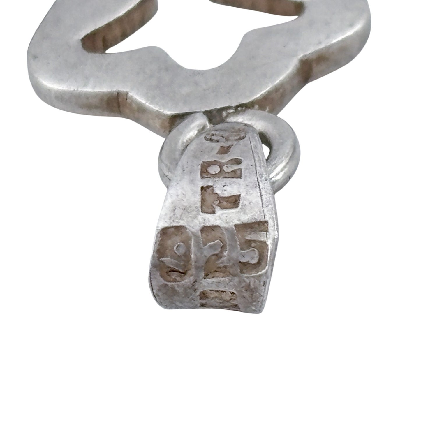 Vintage Sterling Silver 925 Openwork Cross Pendant