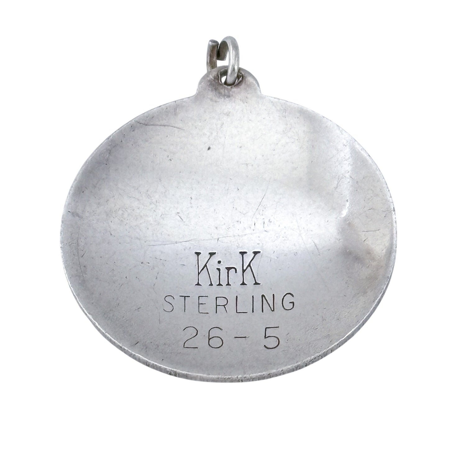 Vintage Sterling Silver 925 Lily Of The Valley Pendant