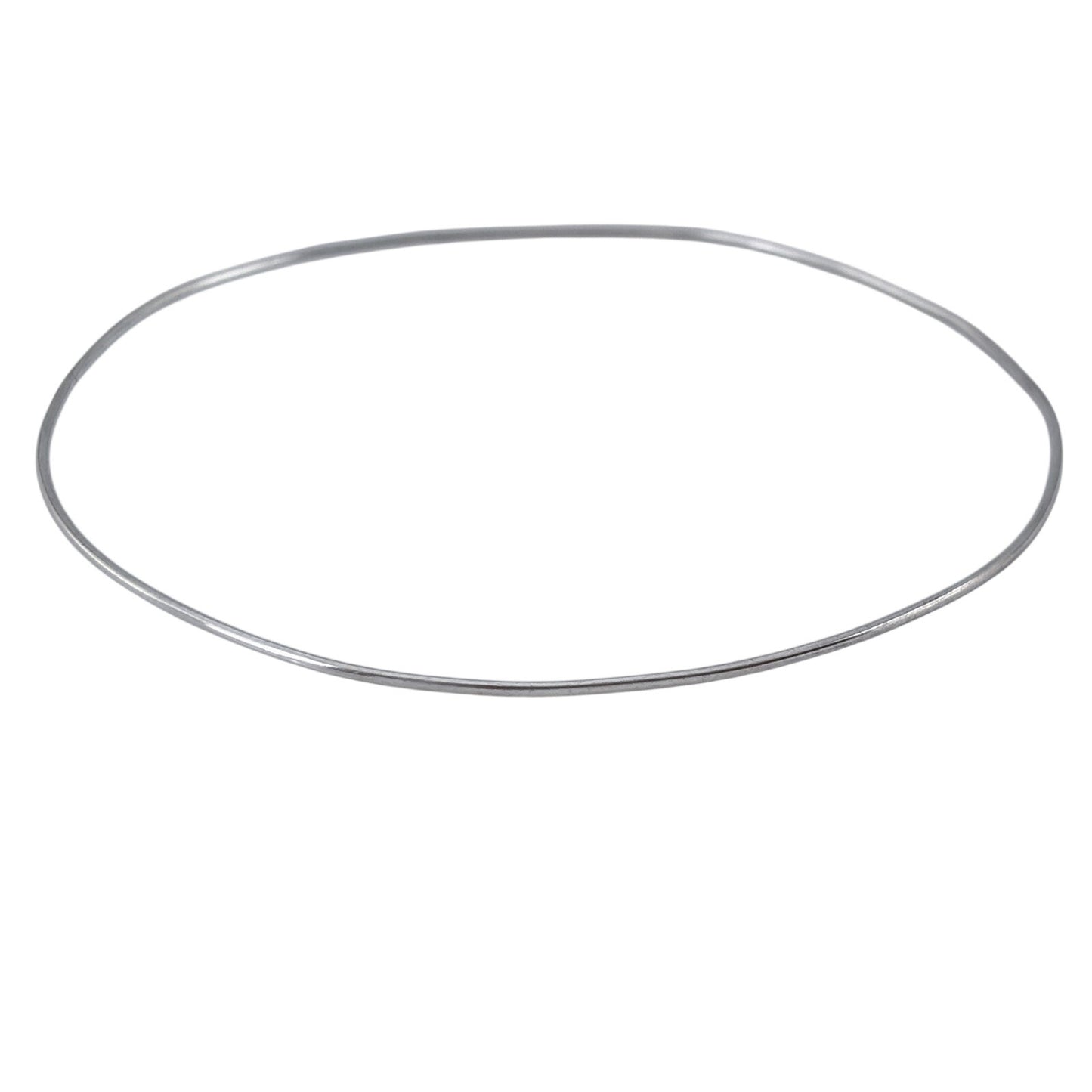 Vintage Sterling Silver 925 Hoop Bangle Bracelet 8.25"