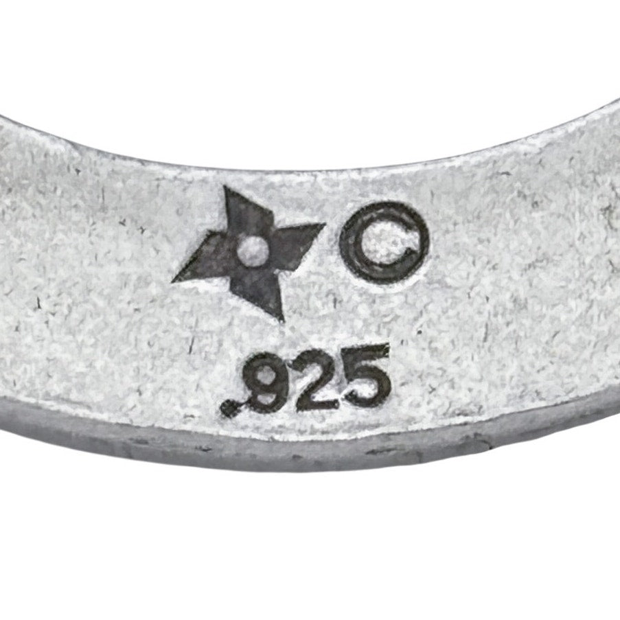Vintage Sterling Silver 925 Smile Ring Charm