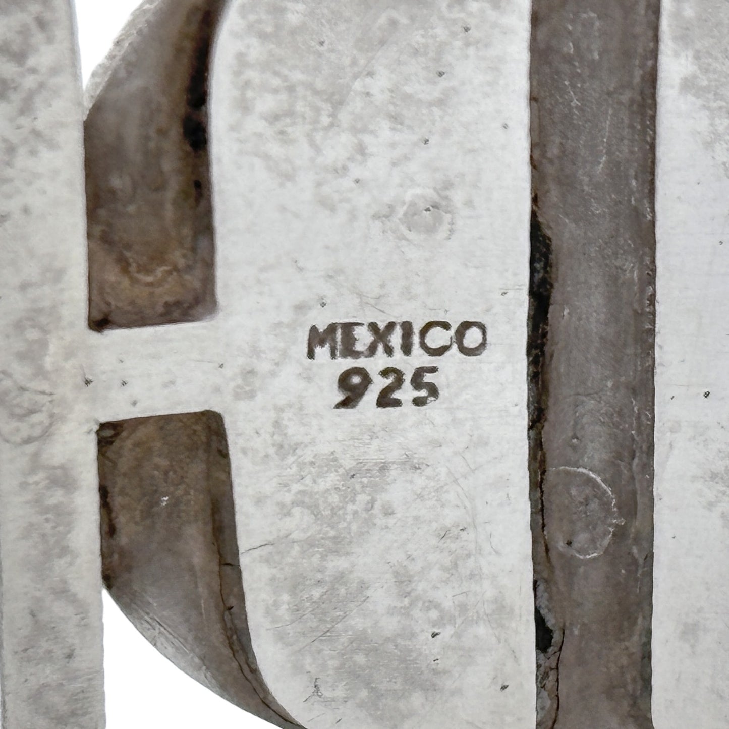 Vintage Mexico Sterling Silver 925 Aztec Mayan Medallion Cuff Bracelet 7.5"