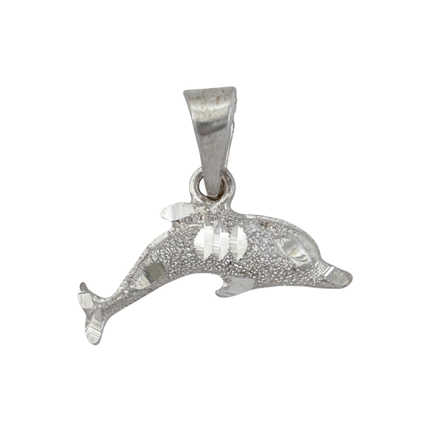 Vintage Sterling Silver 925 Dolphin Pendant