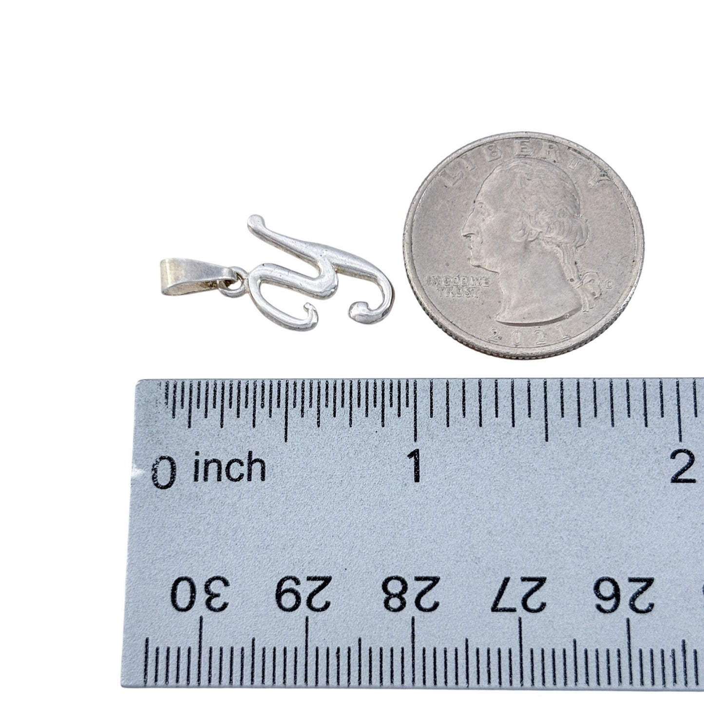Vintage Mexican Sterling Silver 925 Letter Y Pendant