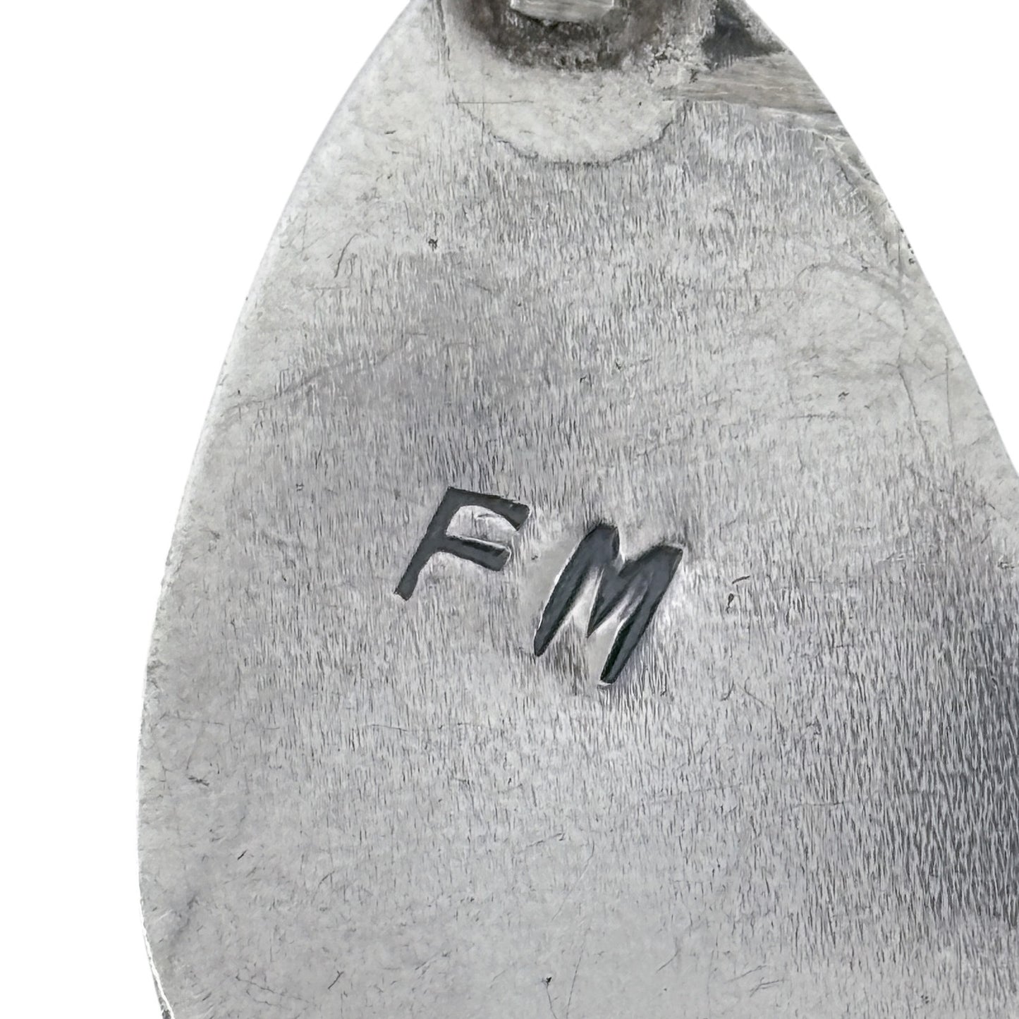 Old Pawn Signed Navajo Sterling Silver 925 Royston Turquoise Teardrop Pendant