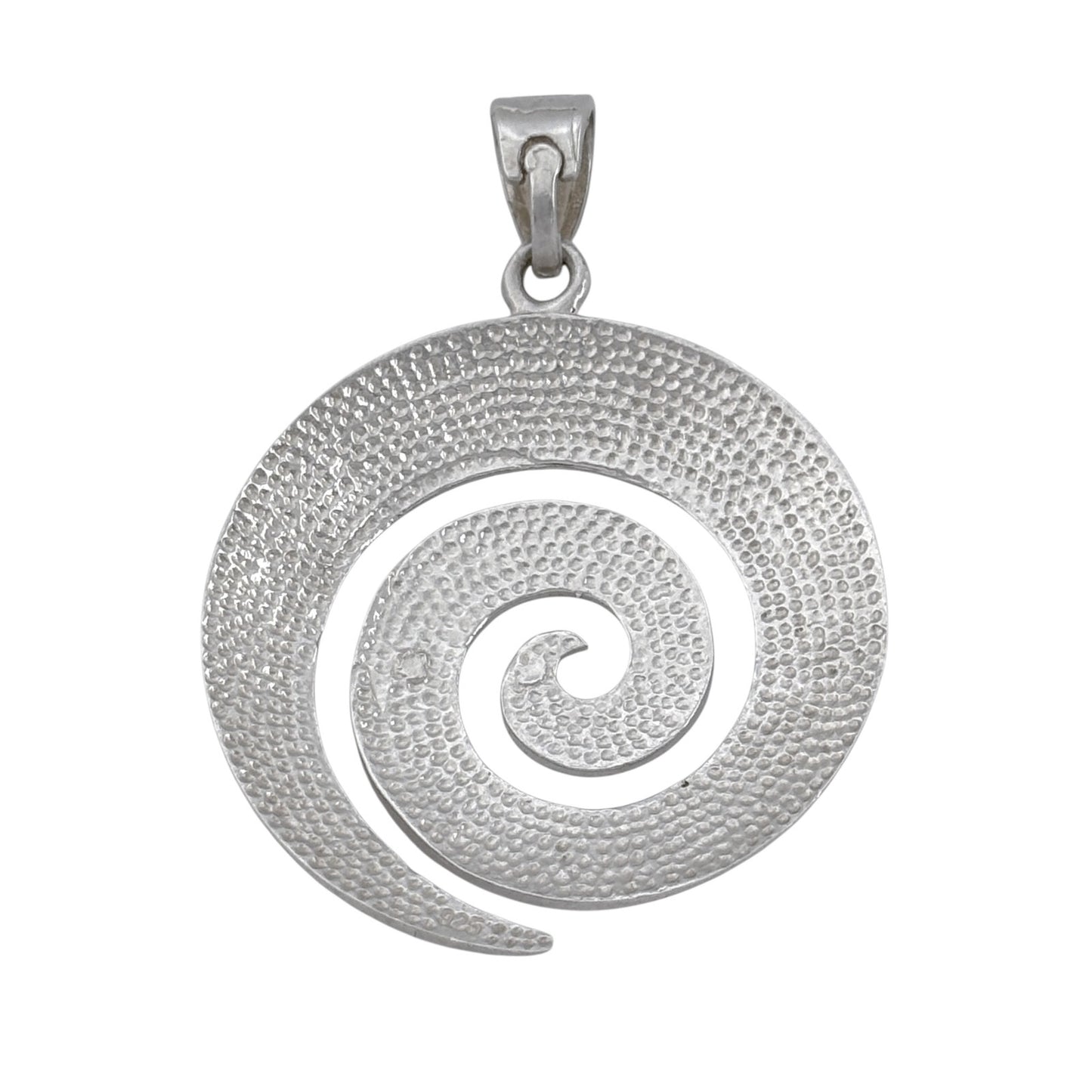 Vintage Sterling Silver 925 Spiral Pendant