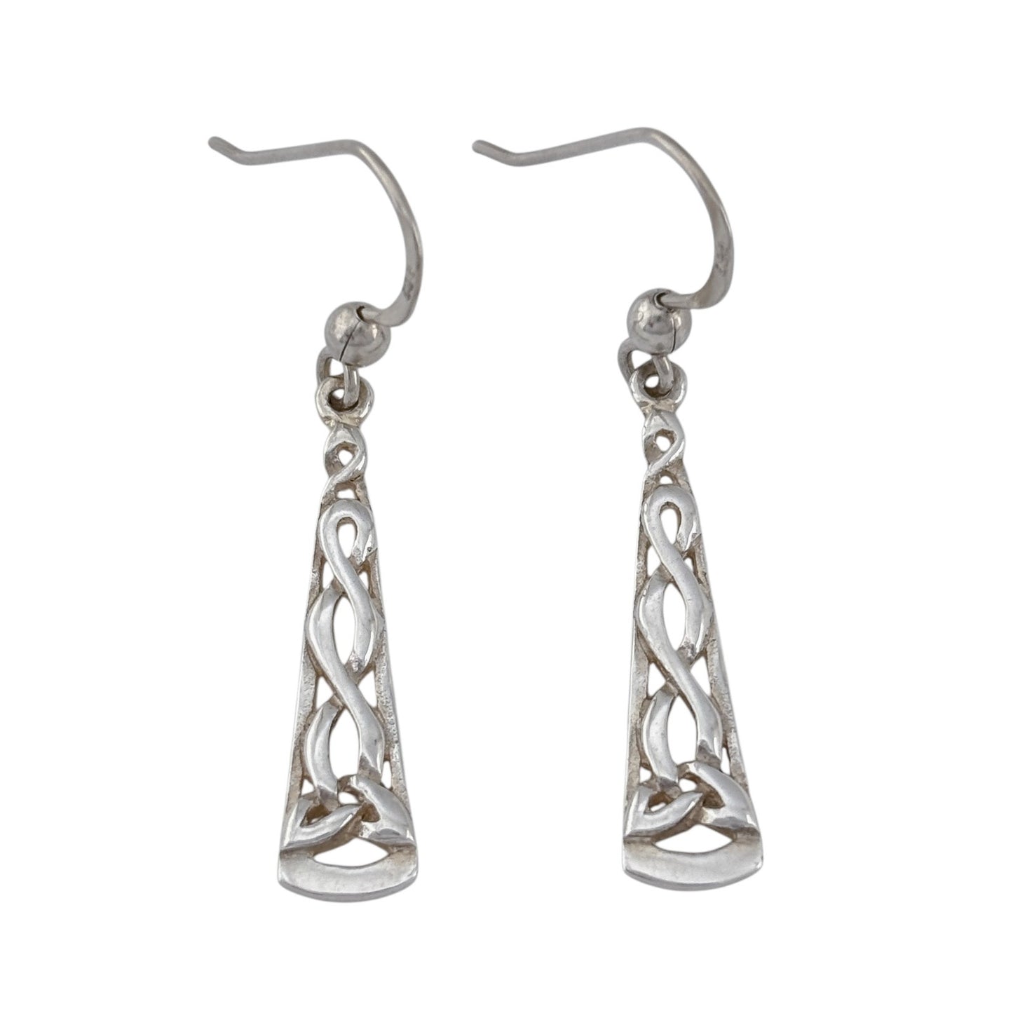 Vintage Sterling Silver 925 Celtic Knot Earrings