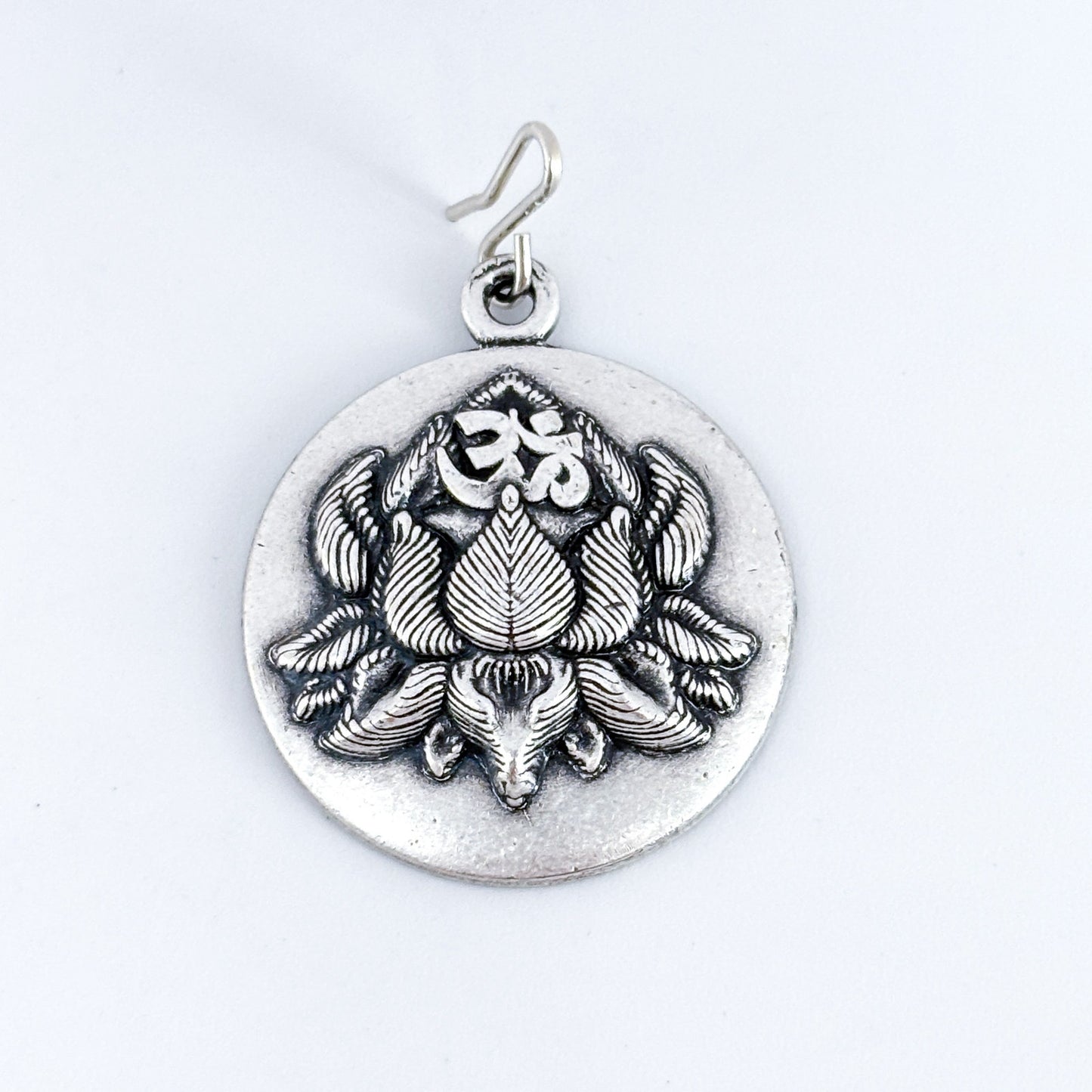 Alex and Ani Silver-Tone Peace Petals 2016  Lotus Pendant