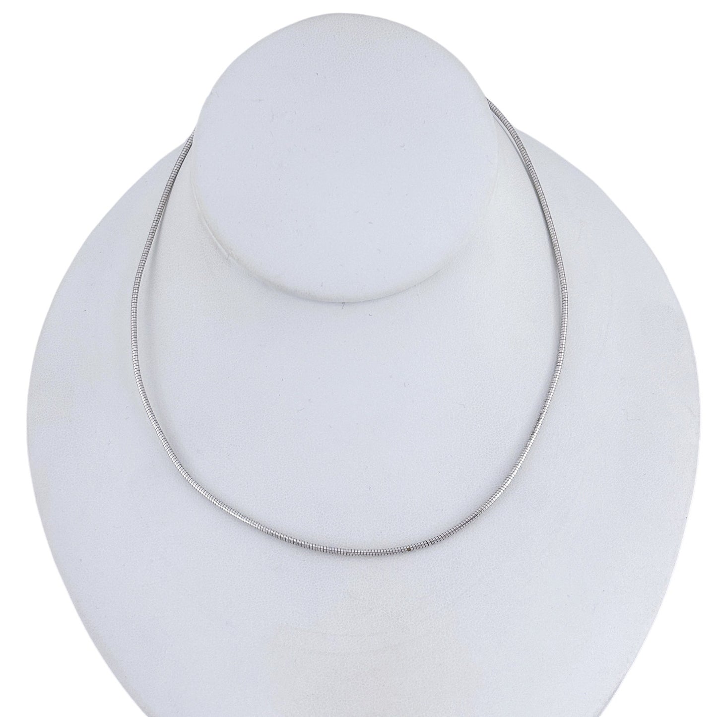 Vintage Sterling Silver 925 Snake Chain Necklace 16"