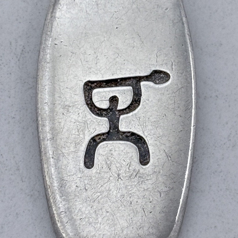 Vintage Sterling Silver 925 Paddlers Paddle Board Amulet Pendant
