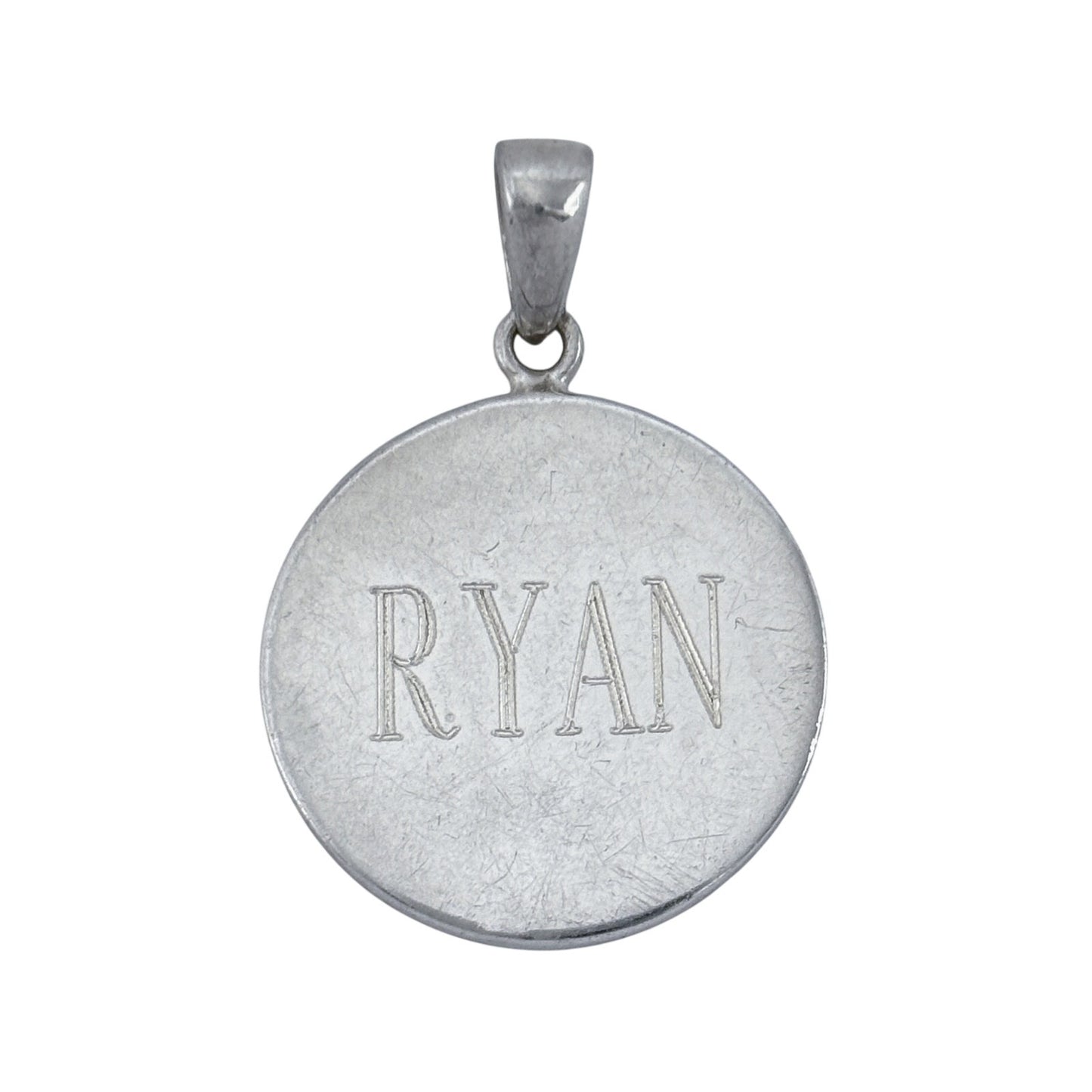 Vintage Sterling Silver 925 Ryan Name Pendant