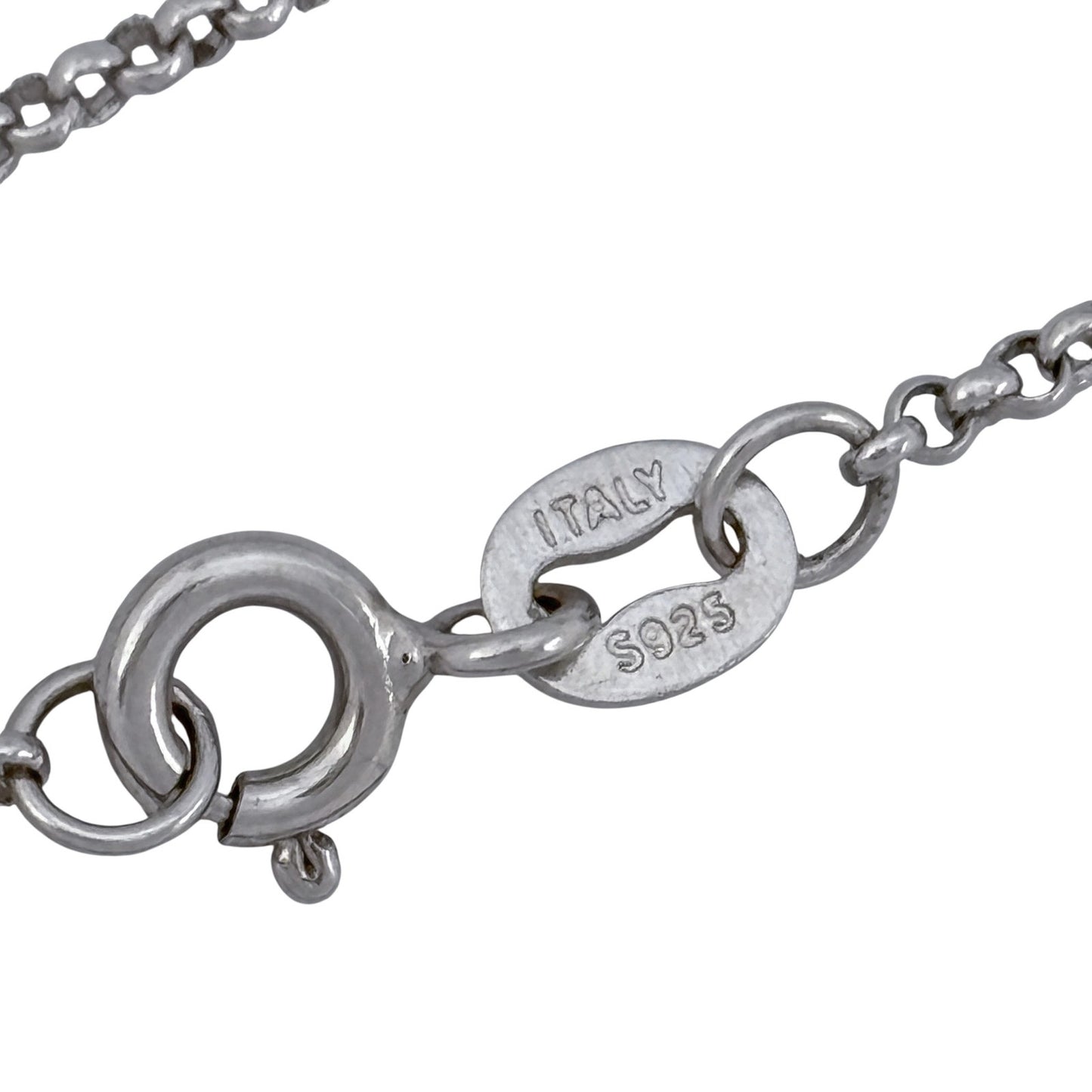 Vintage Sterling Silver 925 Molly Name Necklace 20"