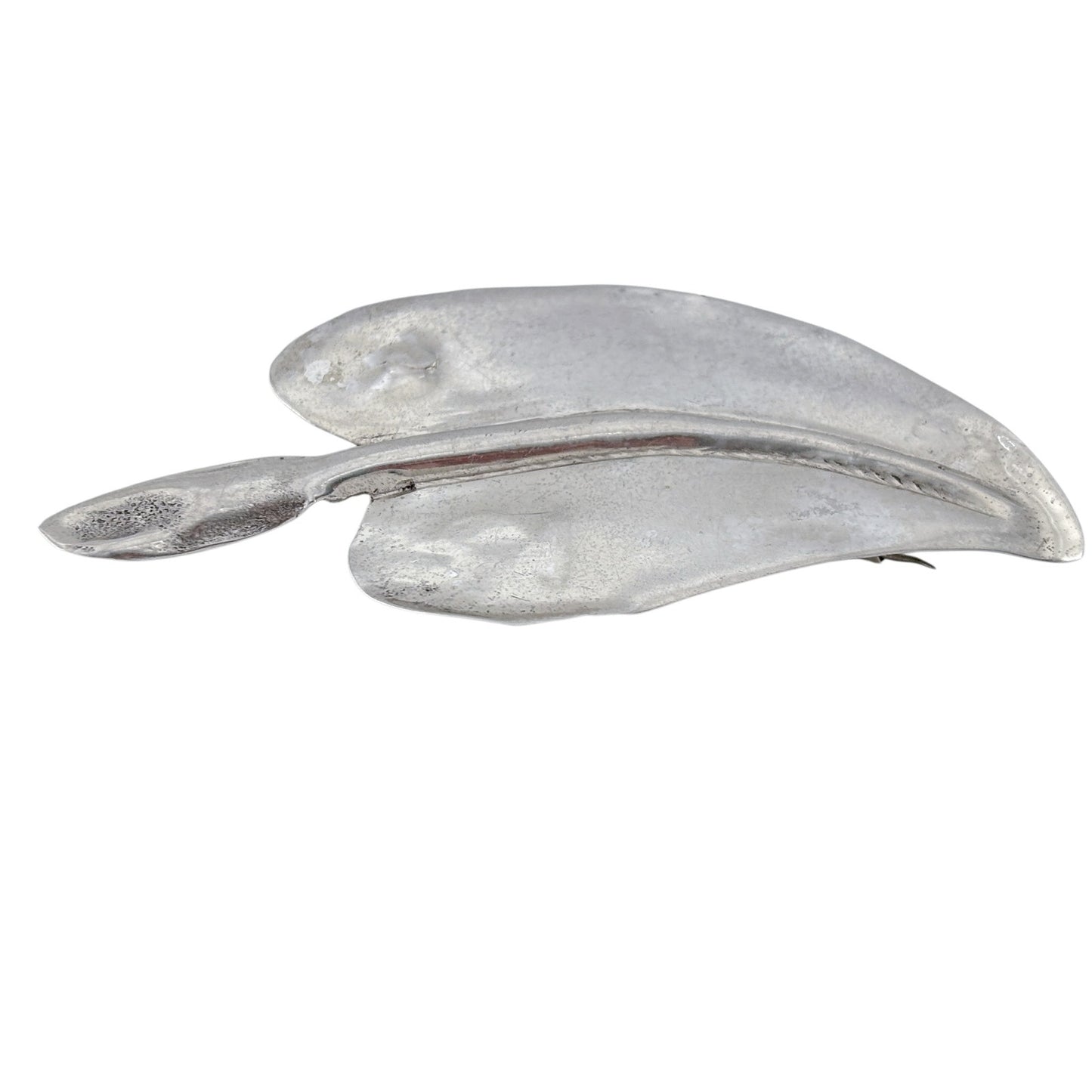 Vintage Sterling Silver 925 Leaf Brooch