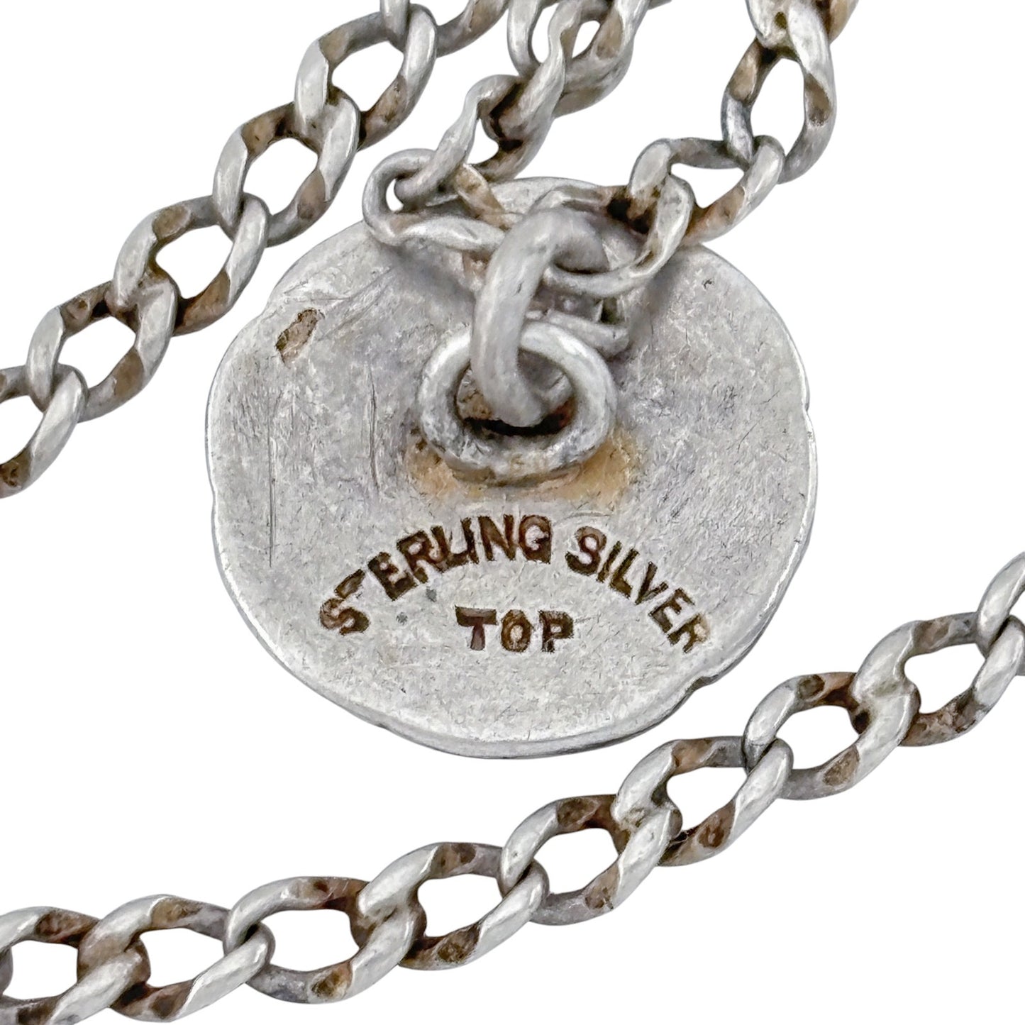 Vintage Sterling Silver 925 Staunton Military Academy Bracelet 5.75"